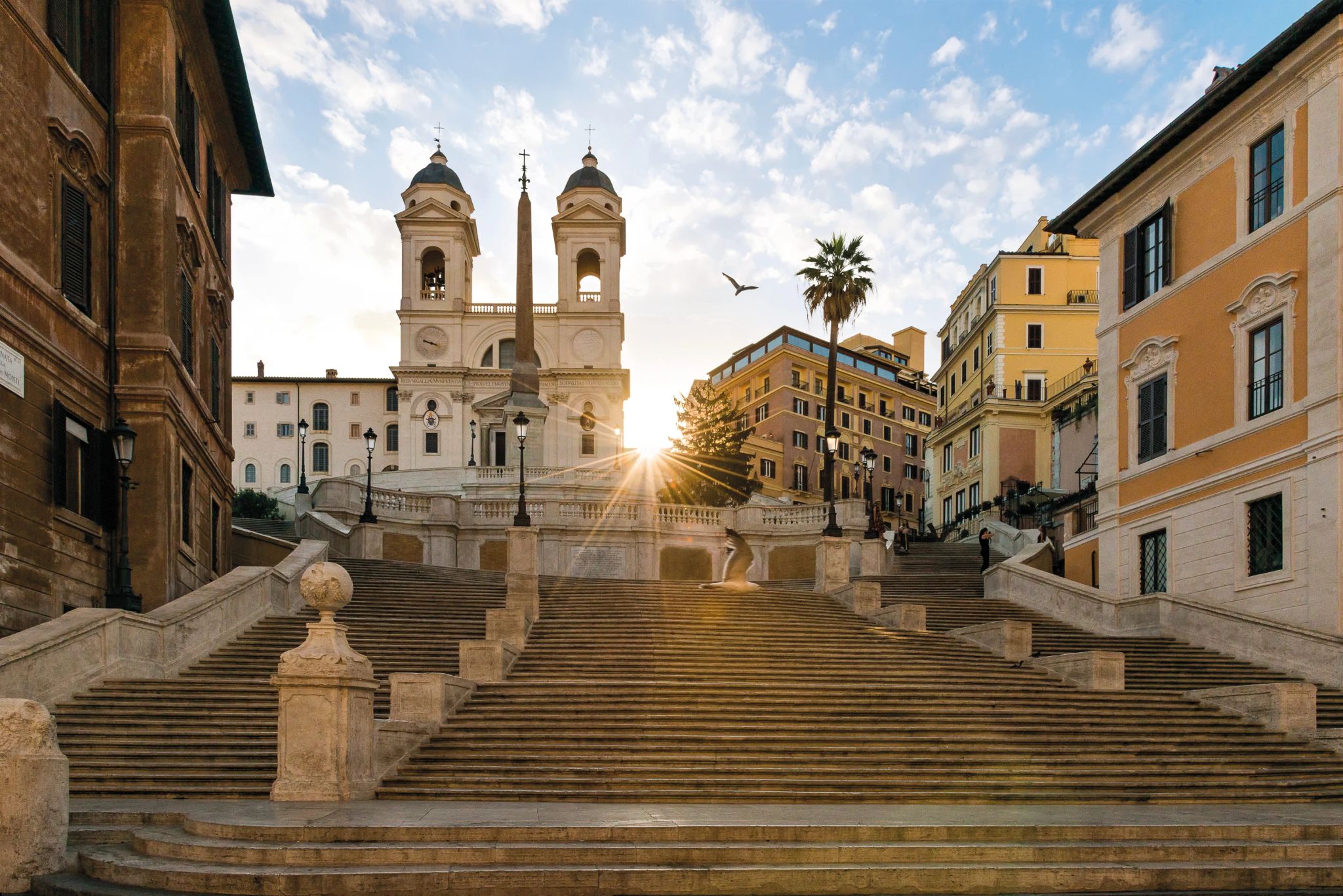 hotel hassler rome – vista do hotel – hotel de luxo 