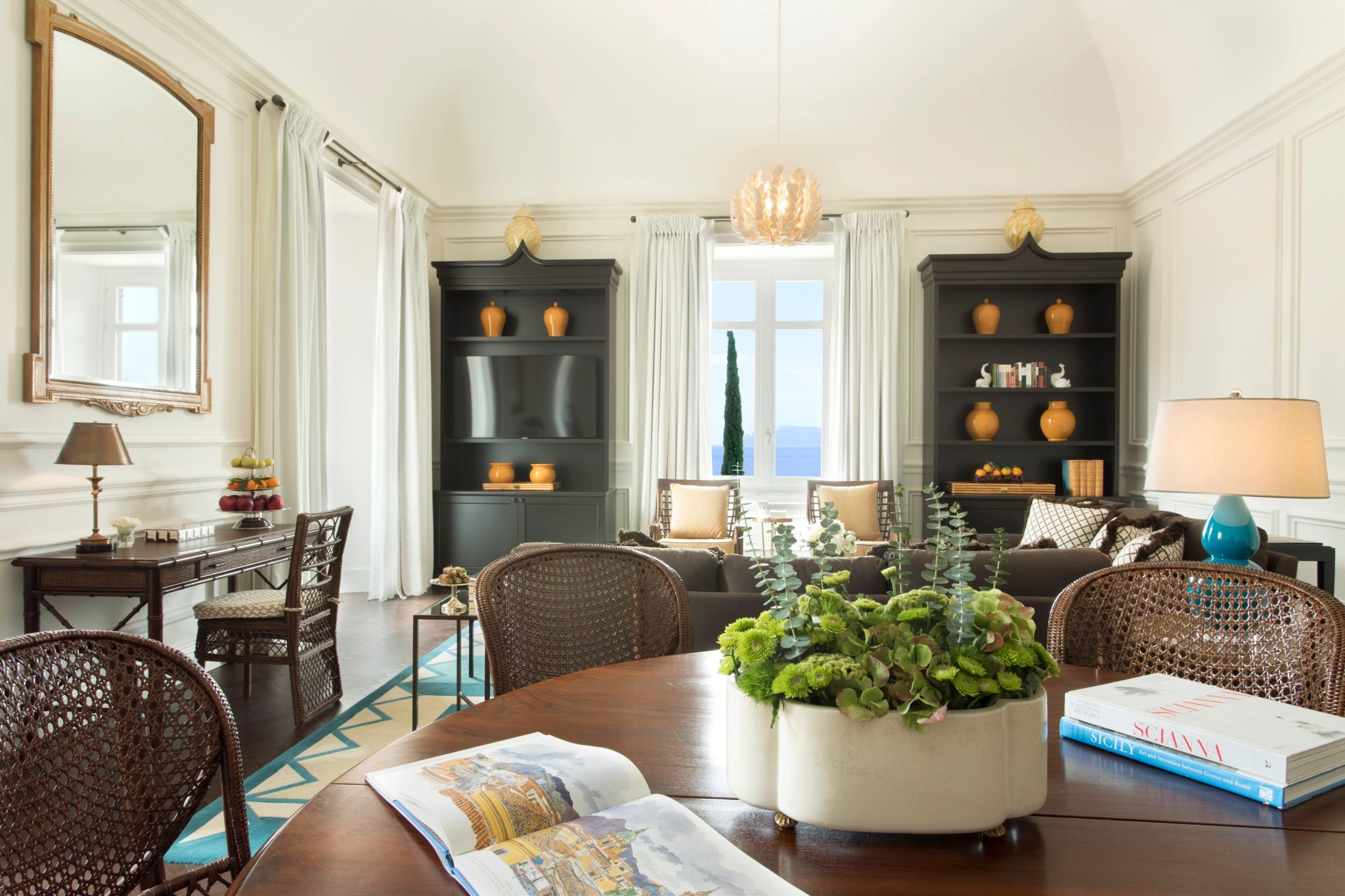 George V Suite sala de estar – suite com sala - sala moderna - decoraçao moderna - sala chique