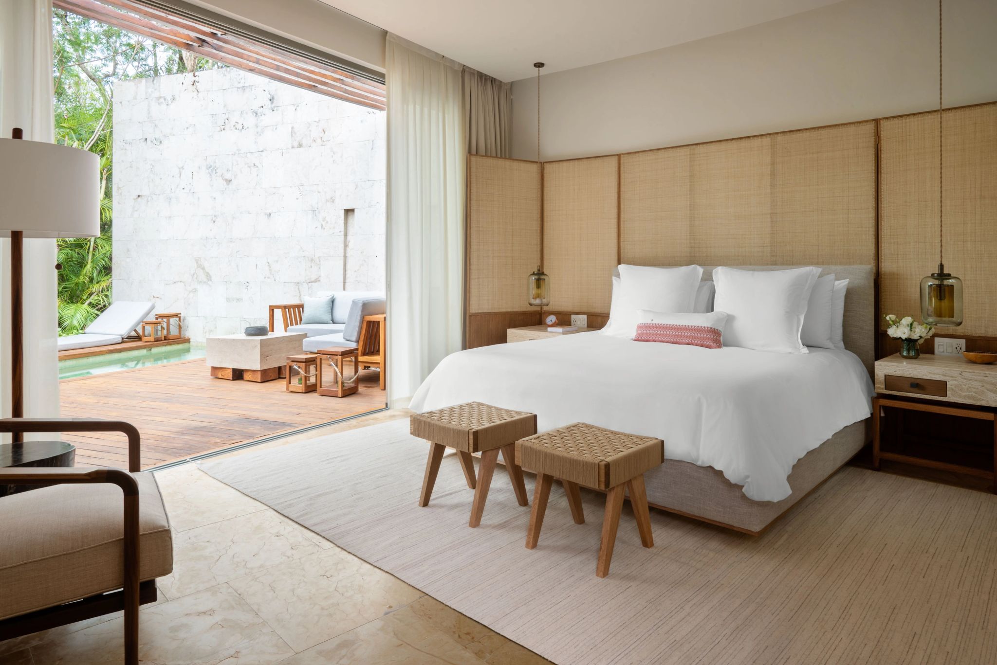 Lagoon Presidential Suite suite com terraço - cama de casal – design de luxo