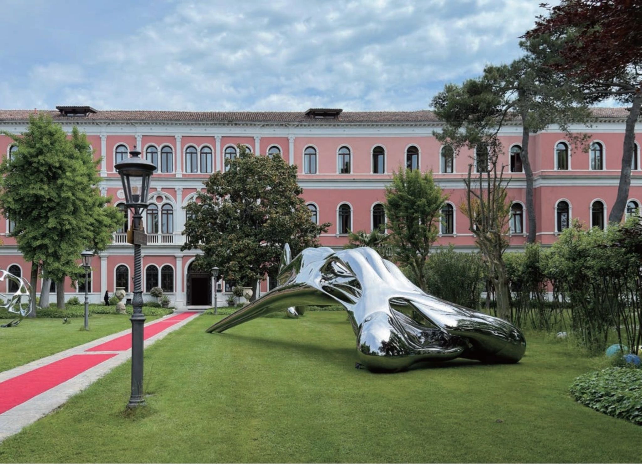 Fachada do resort fachada do hotel - obras de arte - arte contemporranea