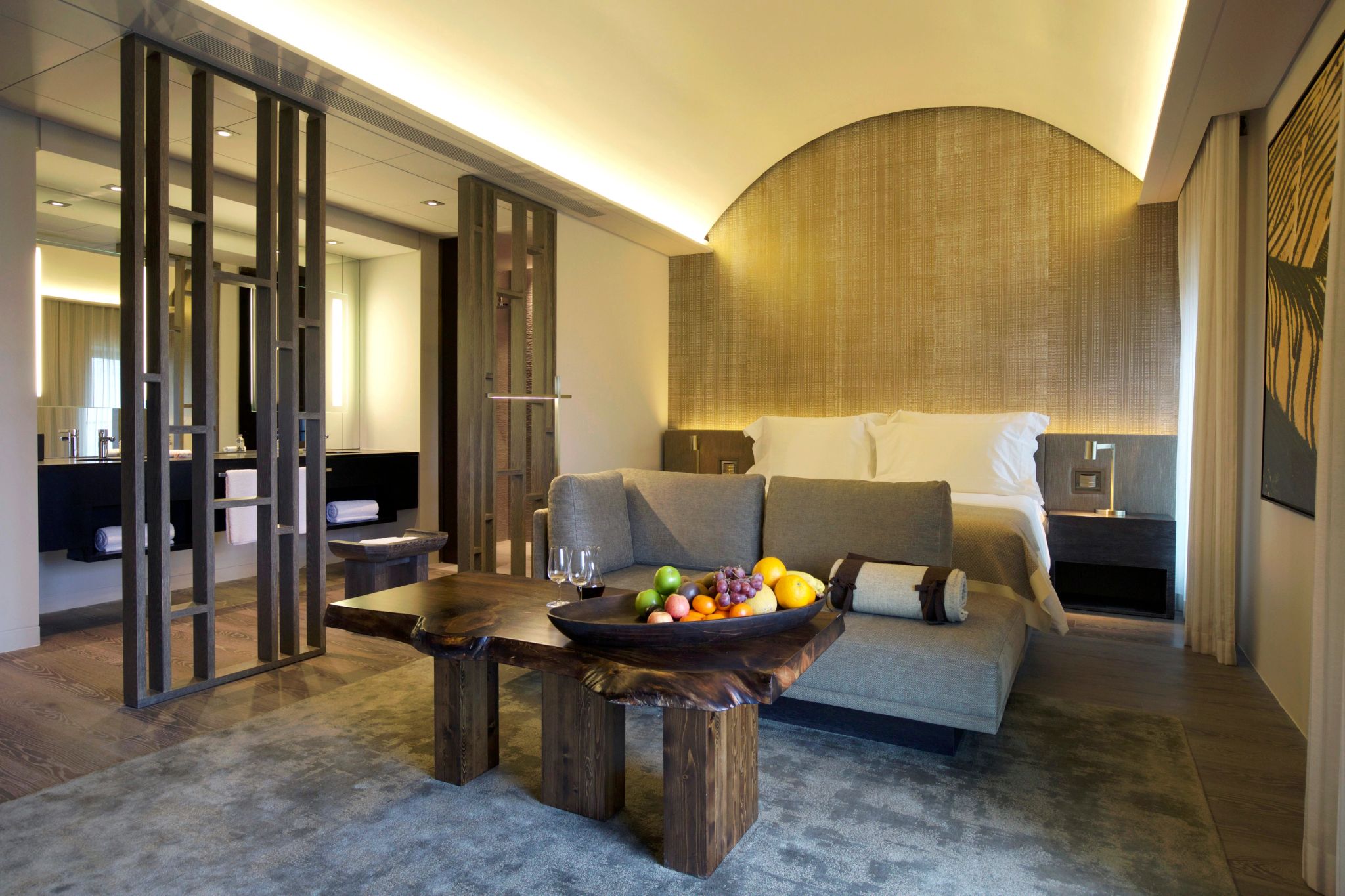 quarto premium - sala de estar - design de luxo