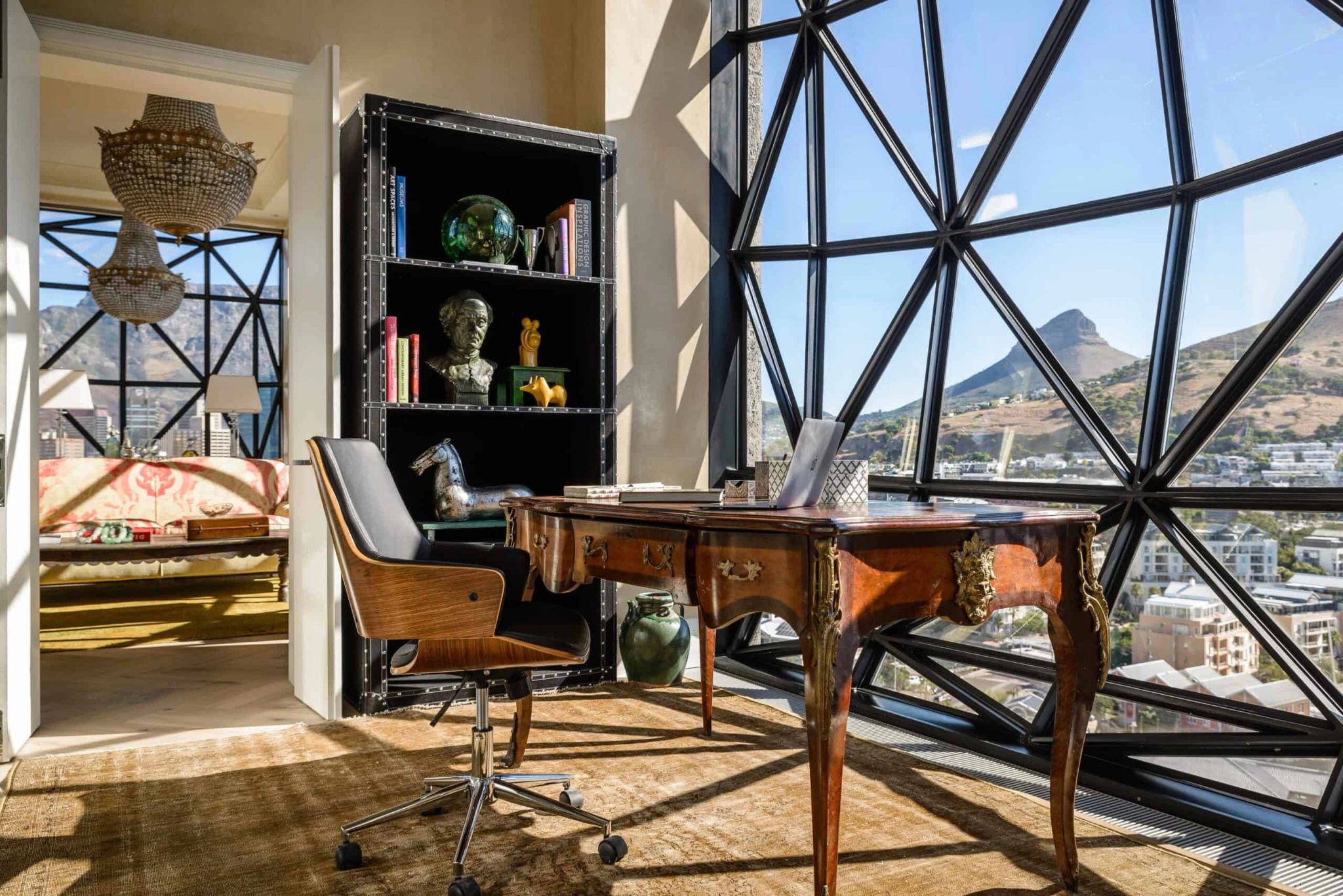 hospedagem de luxo - vista panoramica quarto - design de interiores hotel
