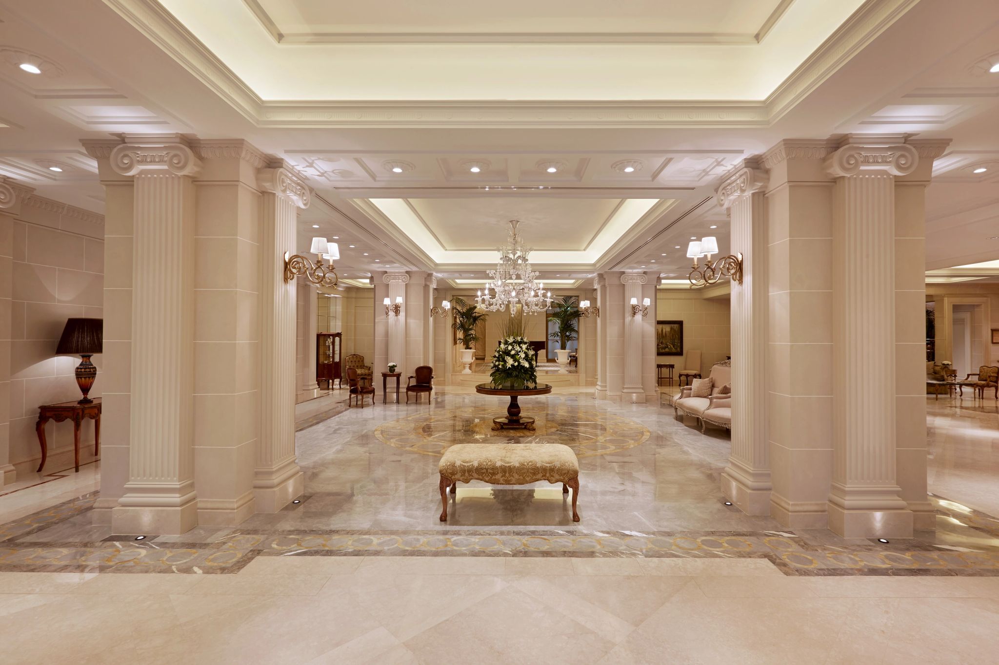 decoraçao classica - areas comuns hotel - hotel historico