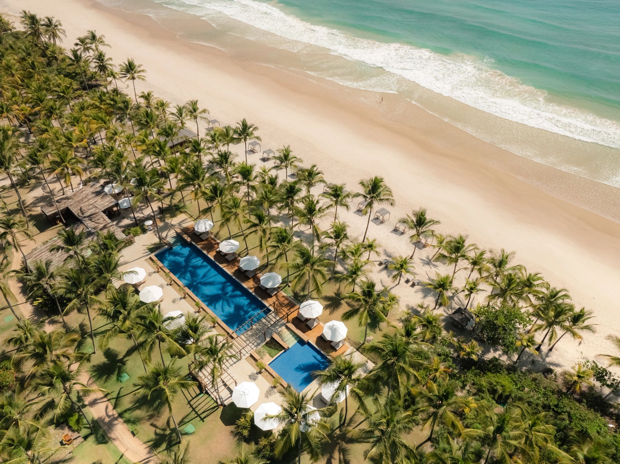 praia de hotel - hotel com vista - beira mar