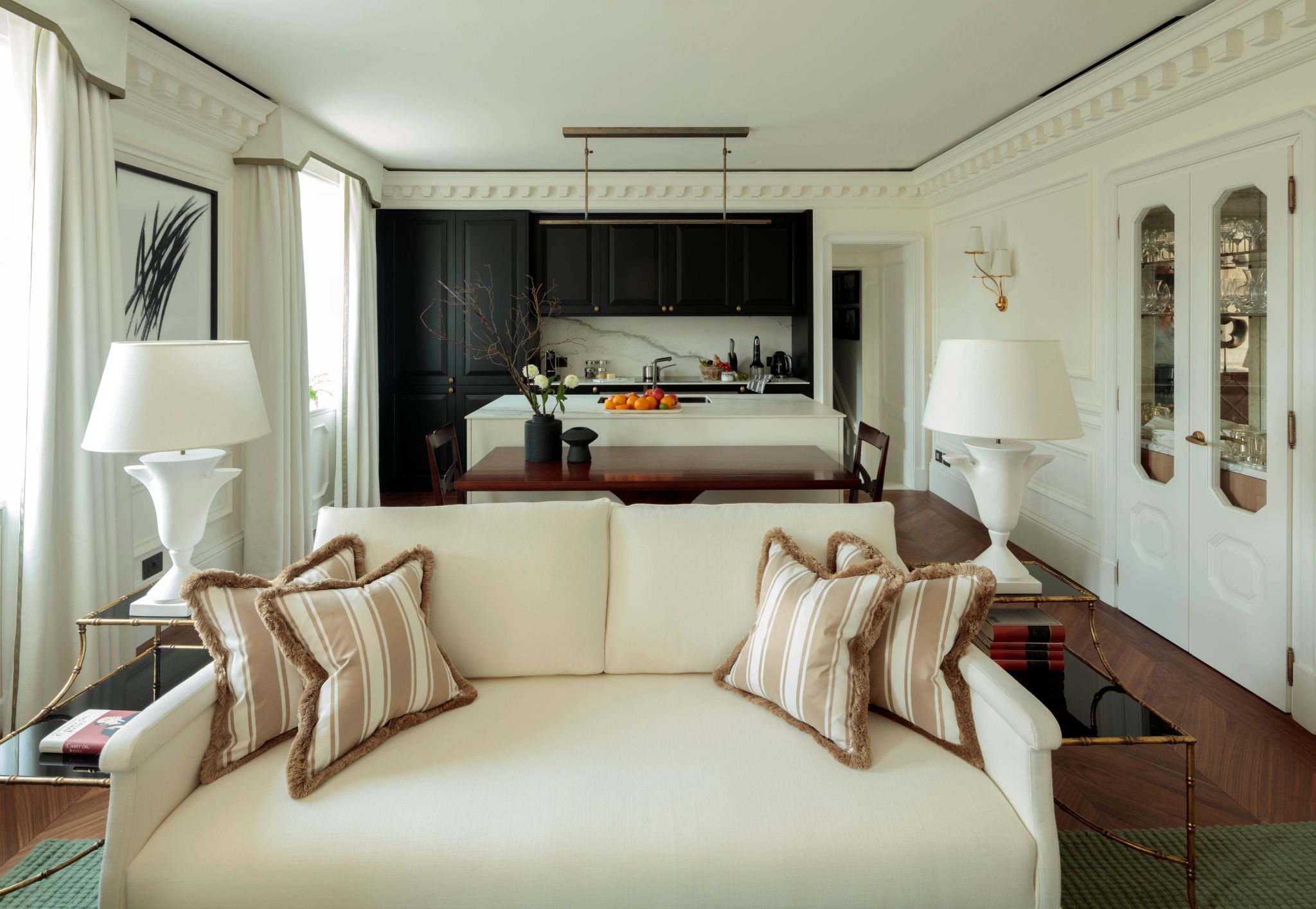 Isola Two Bedroom Apartment Terrace sala de estar - cozinha completa - area gourmet