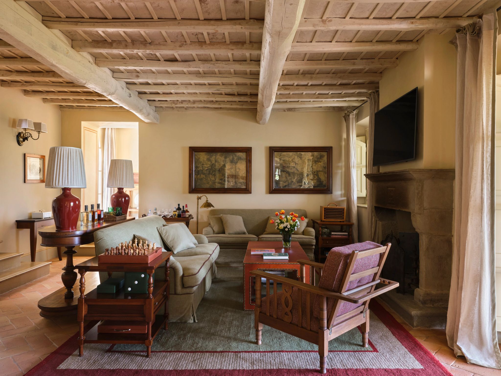 Villa Alba sala de estar – suite com sala - decoraçao de luxo