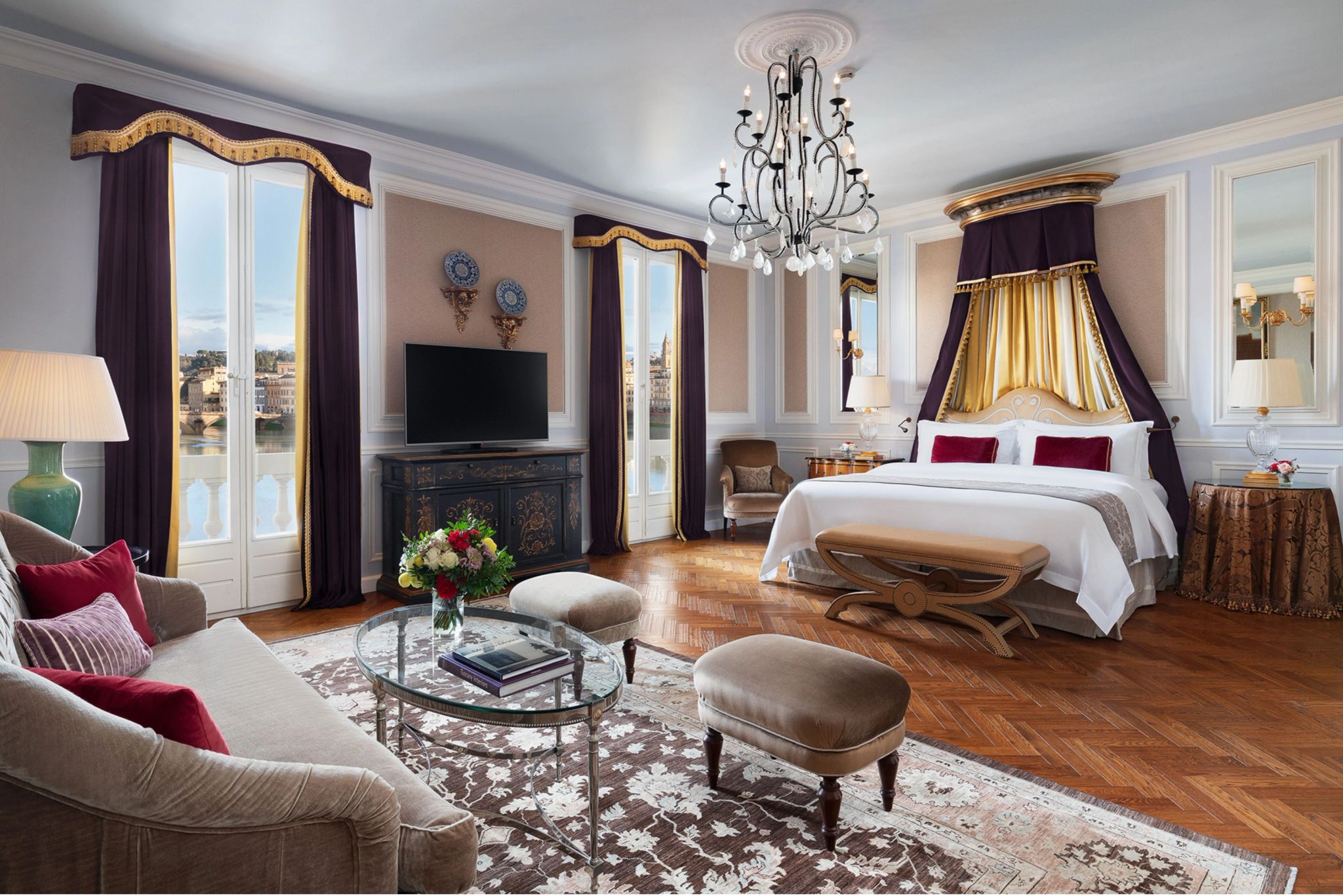 suite do hotel - cama de casal - decoracao chique