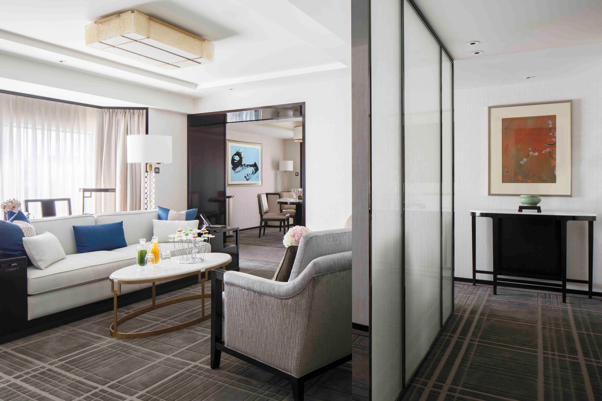 sala de hotel - suite premium - quarto confortavel