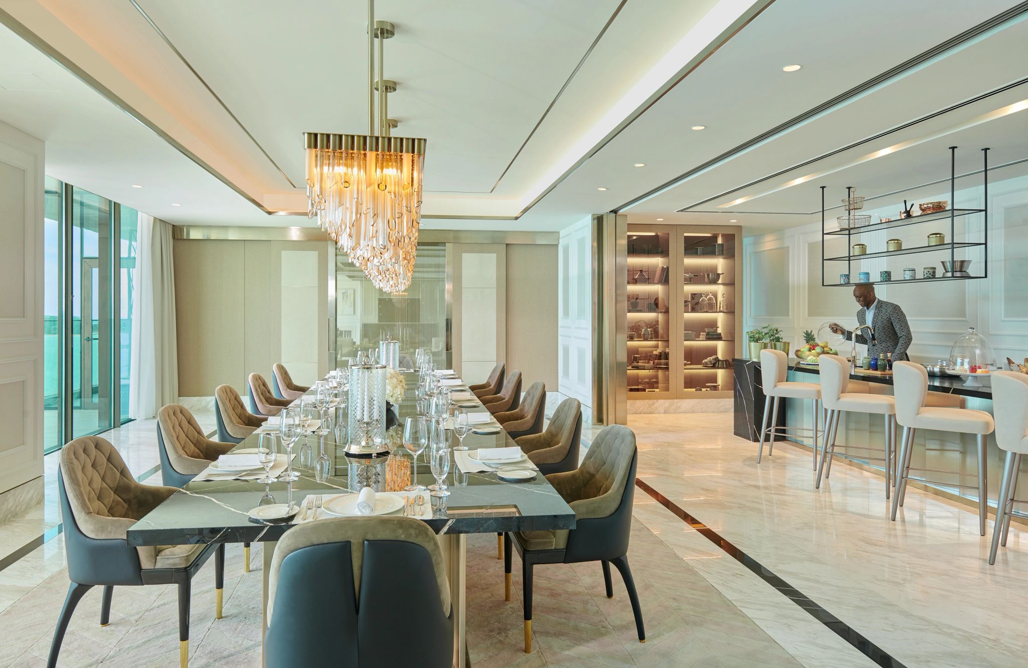 Royal Penthouse sala de jantar - jantar privativo - chef privativo - jantar gourmet - suite de luxo