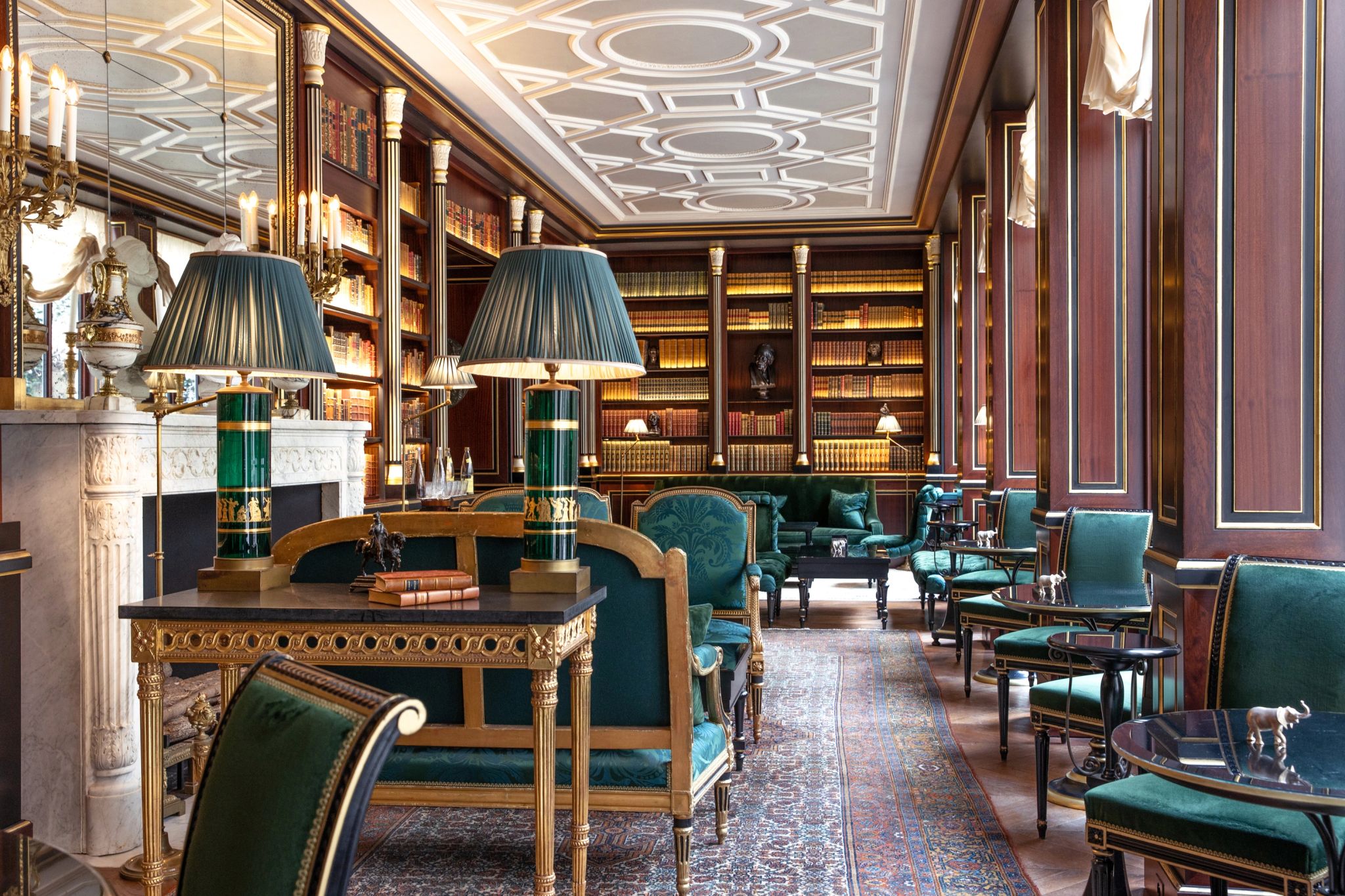 The Duc de Morny Library   biblioteca - decoraçao classica – biblioteca de luxo - lounge gourmet
