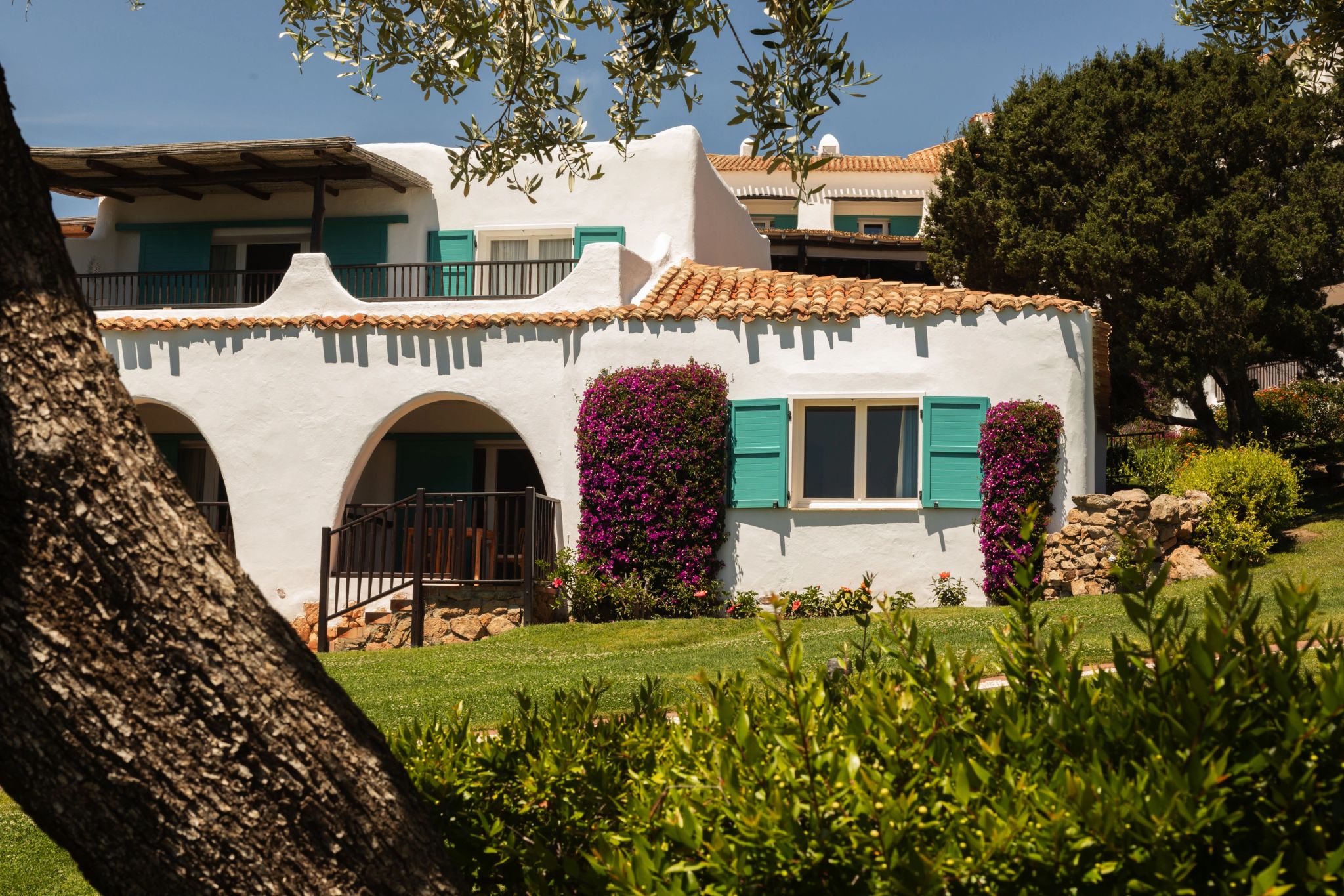 arquitetura de luxo – design elegante – area externa suite