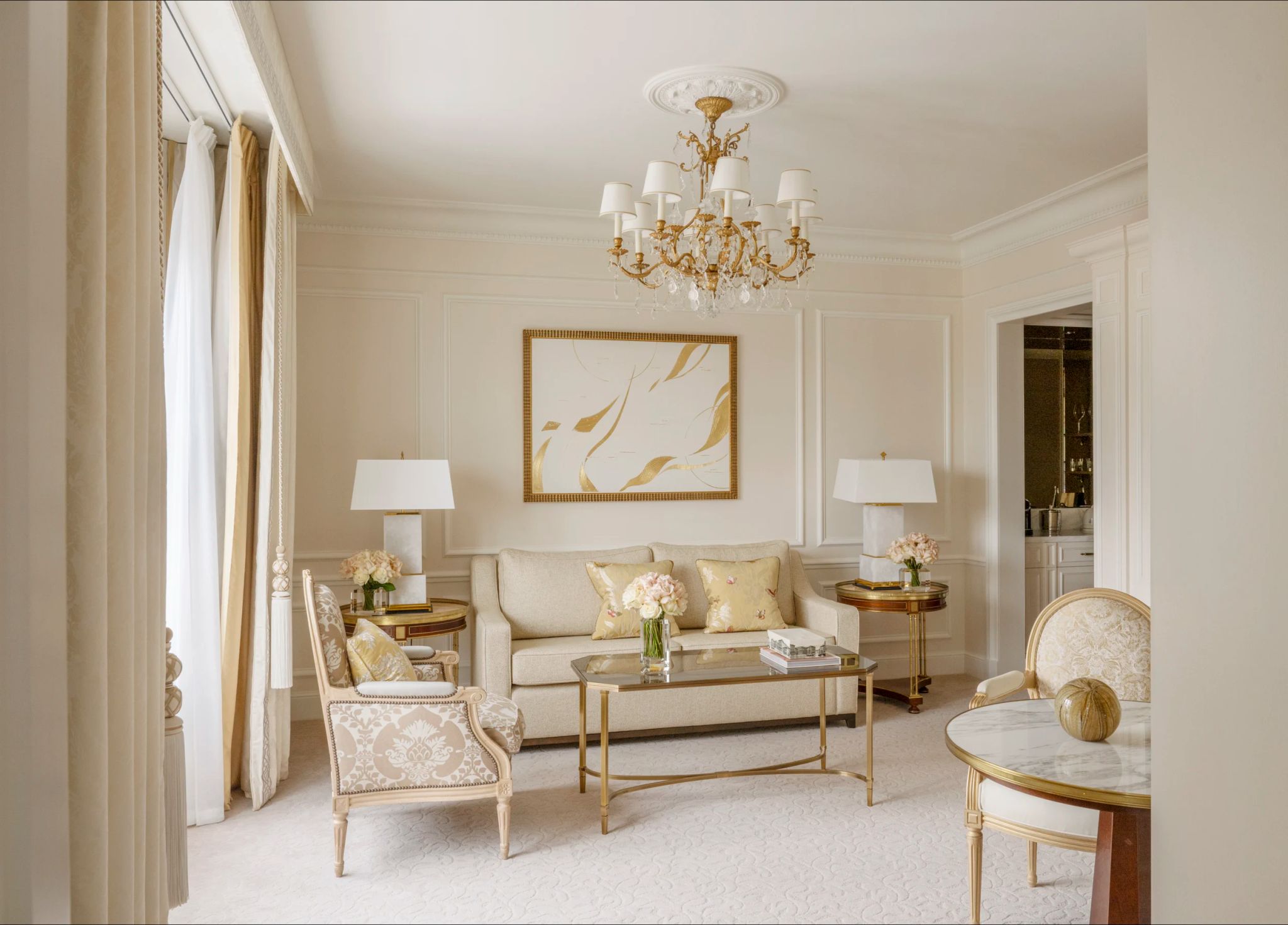 sala de luxo - sala de estar - sala da suite