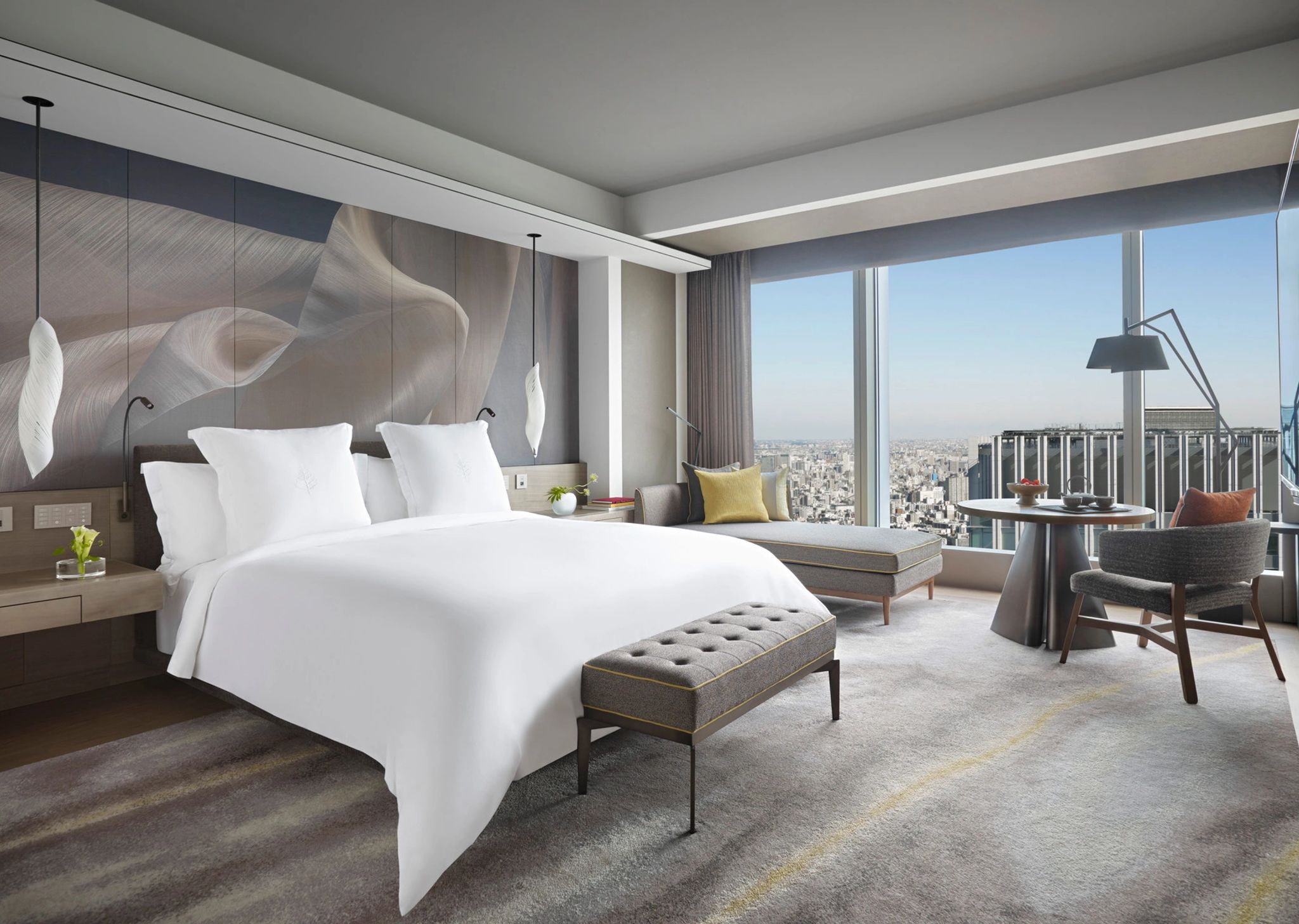 Deluxe City View King quarto de hotel - quarto moderno - quarto vista toquio