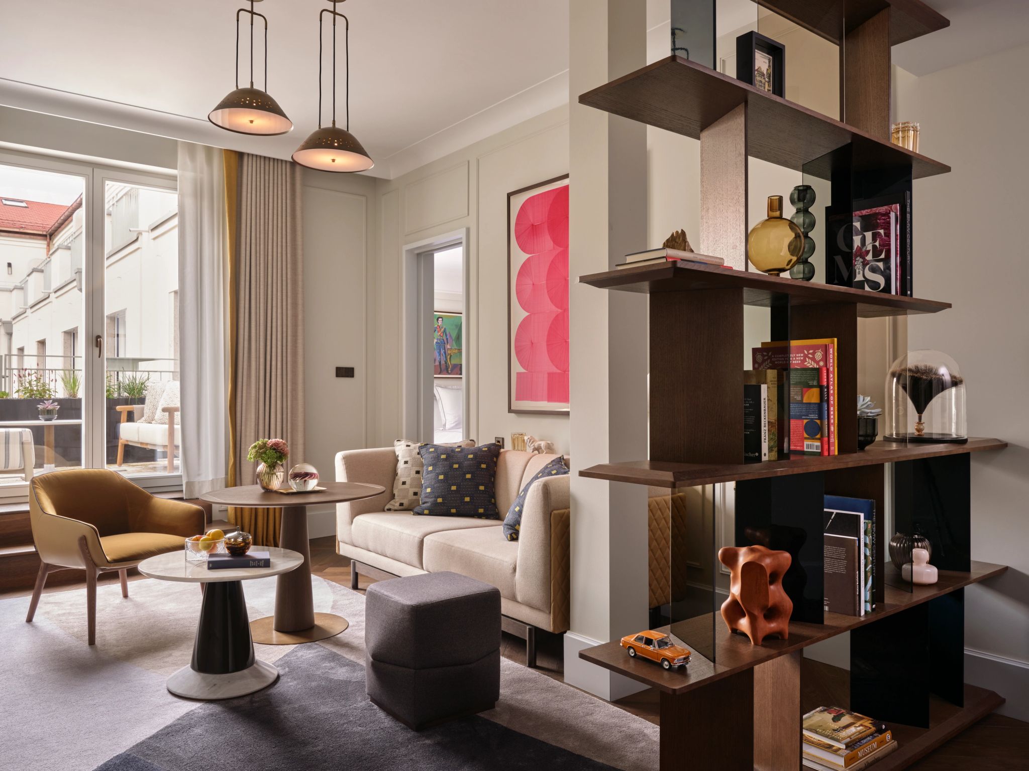 Premier Suite King sala de estar - sala espaçosa - sala moderna