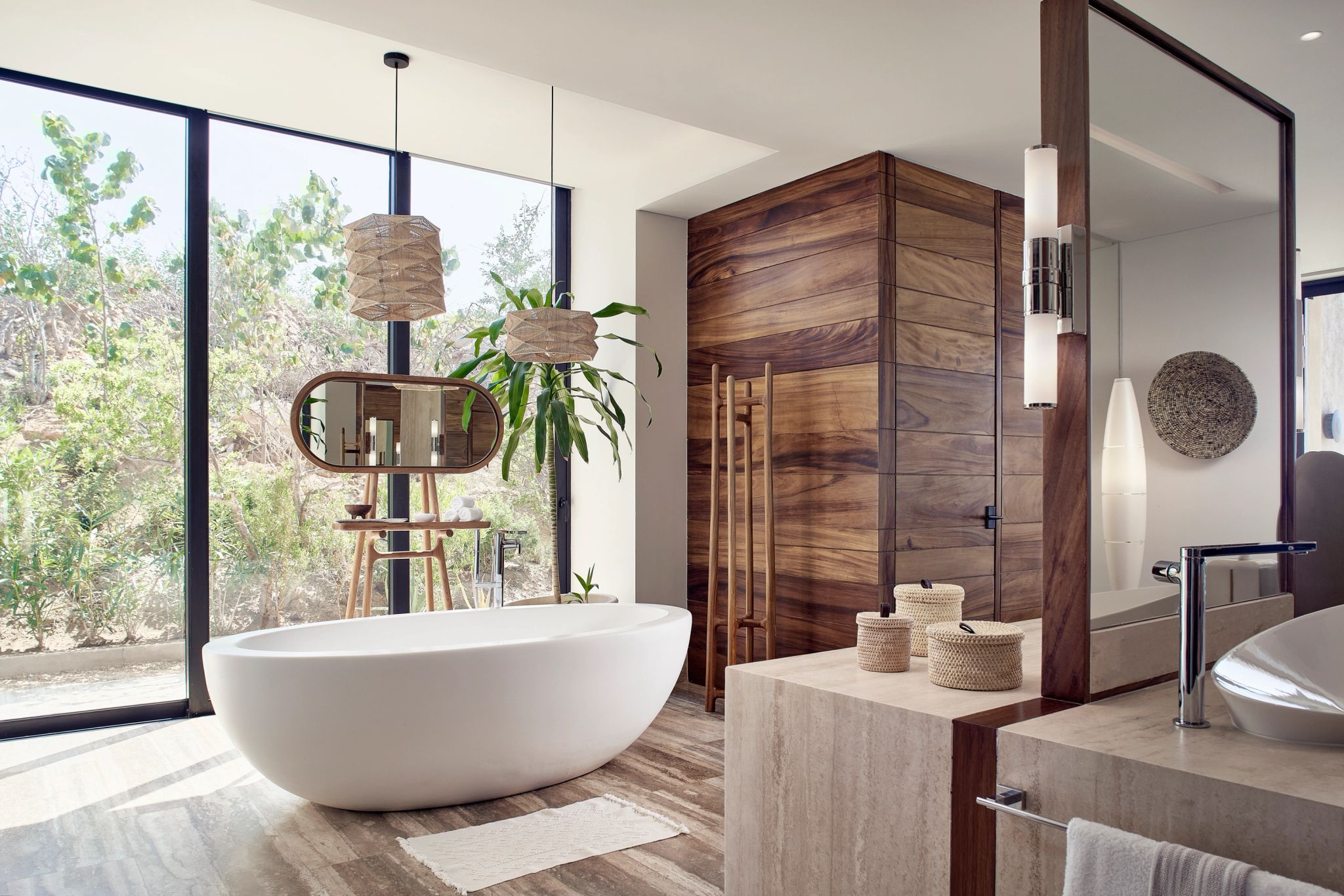 Grand Reserve Two Bedroom Villa banho premium - banheiro chique - banheira de imersao - banho de banheira