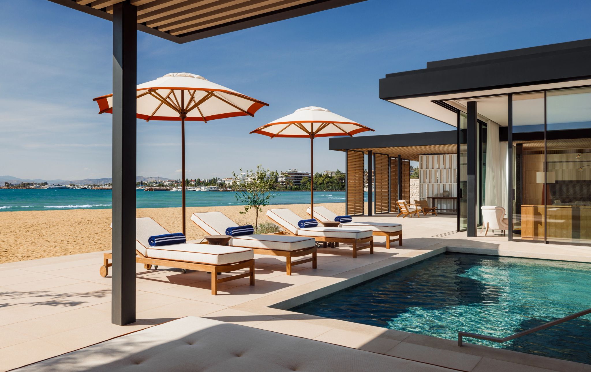 Two Bedroom Topos Suite Seafront suite beira-mar – terraco de luxo – vista mar