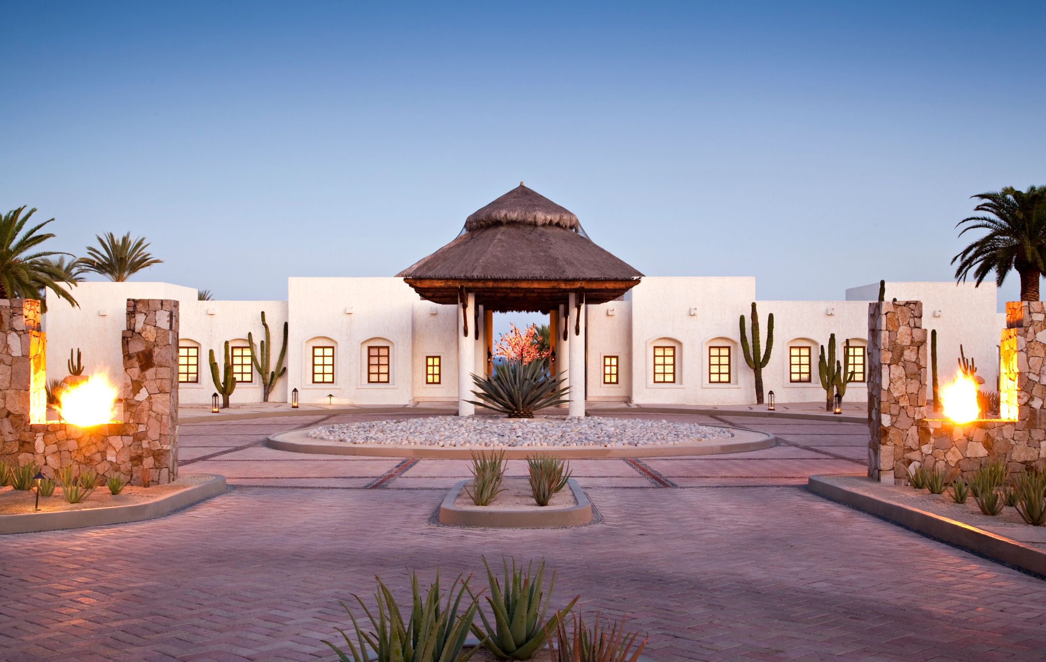 Entrada do Las Ventanas Al Paraiso, A Rosewood Resort entrada do hotel - resort de luxo - resort beira mar - arquitetura moderna