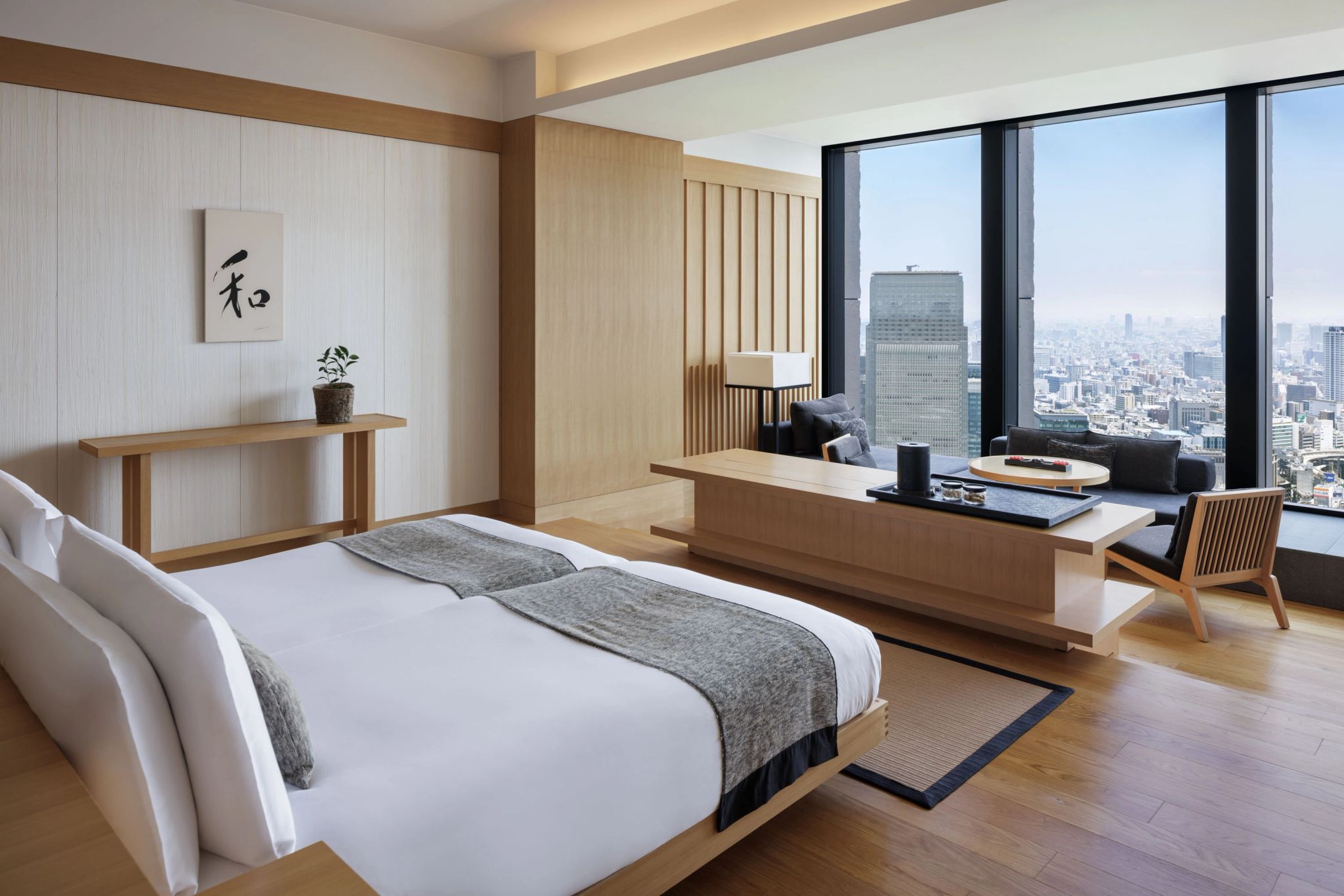 suite twin - camas twin - decoraçao japonesa - suite ampla