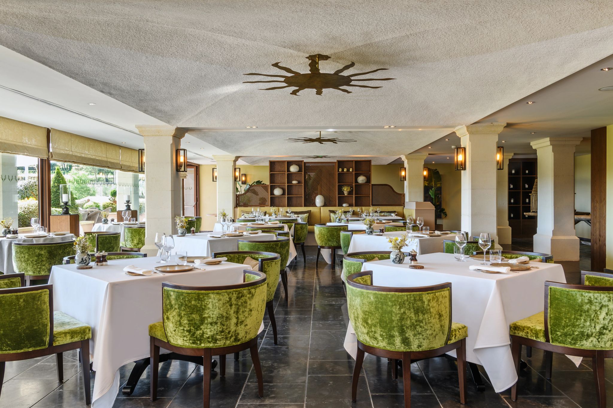 Restaurante Les Vignes et son Jardin restaurante de luxo – culinaria local – alta gastronomia - gastronomia francesa