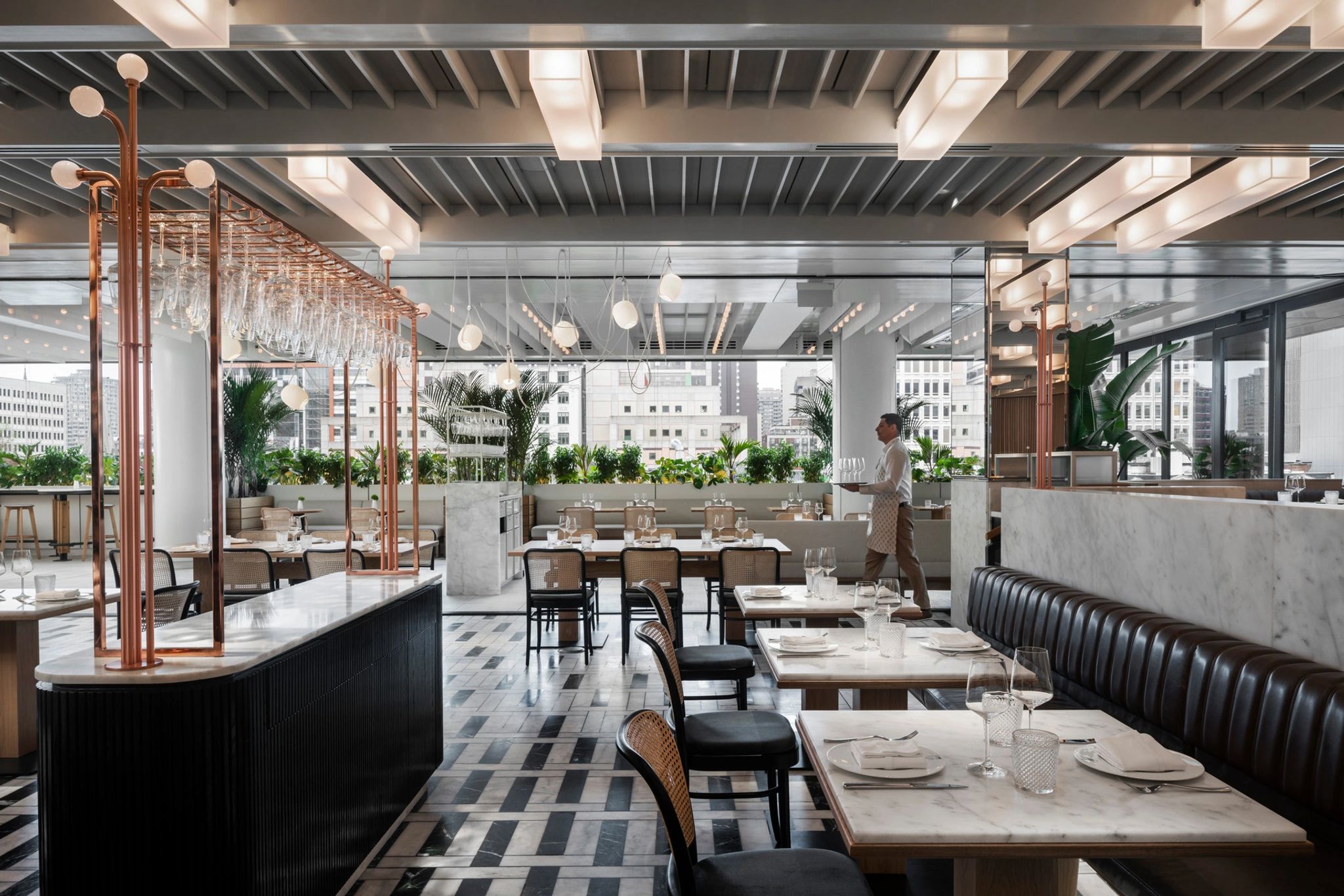 Marcus Restaurant & Terrace chef renomado – restaurante com terraço - culinaria de luxo