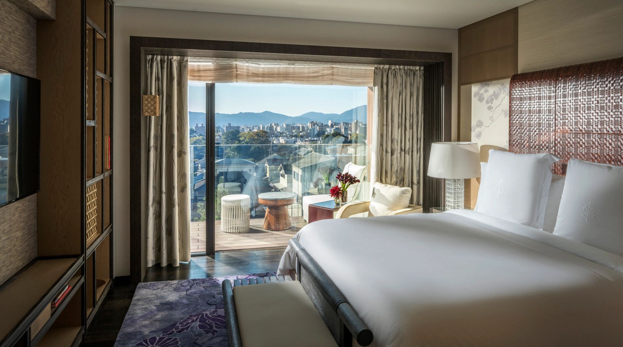 Two Bedroom Residence quarto com vista – vista kyoto – vista cidade