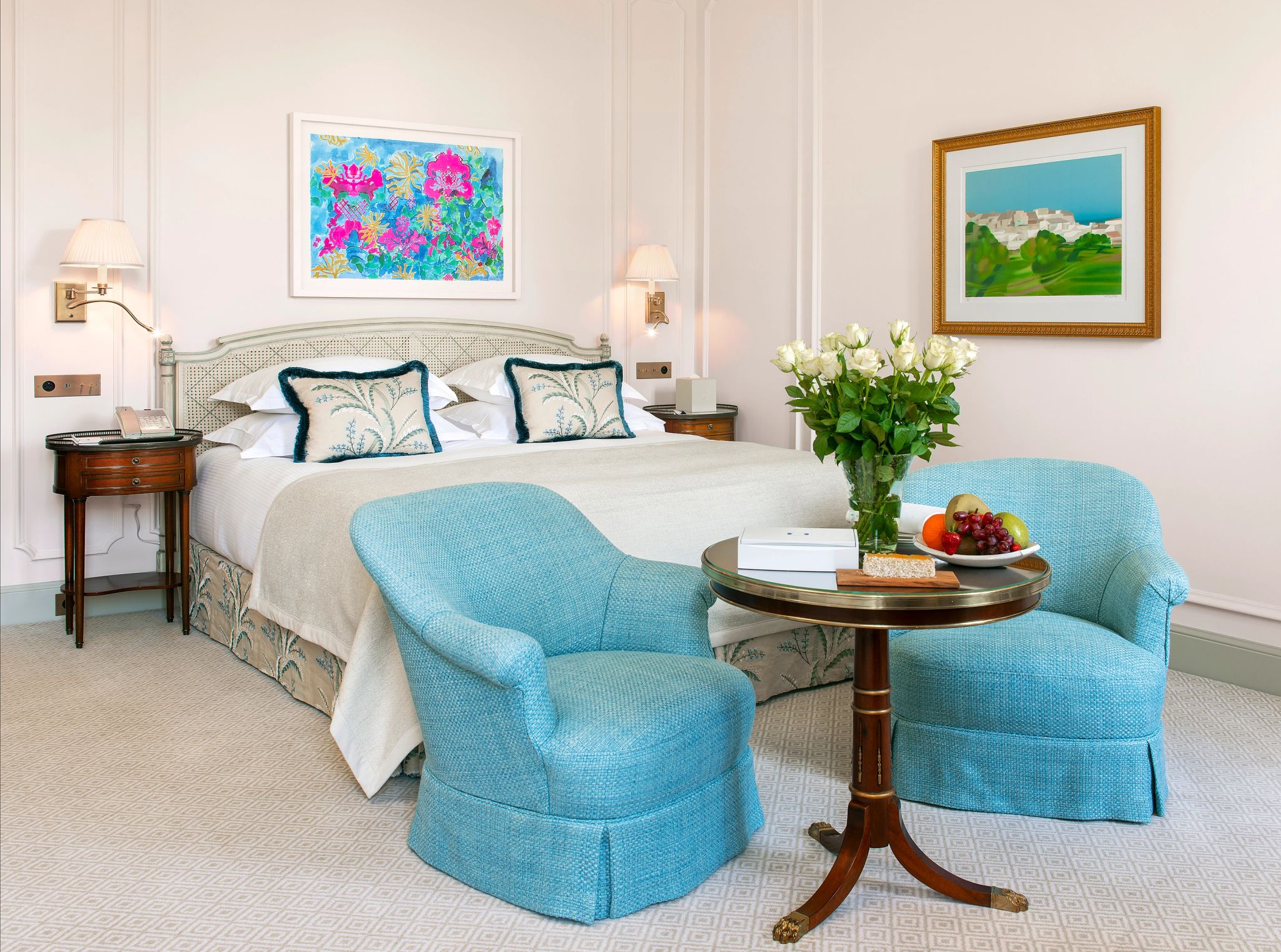 Classic Two Fountains quarto de hotel - quarto king - decoraçao moderna