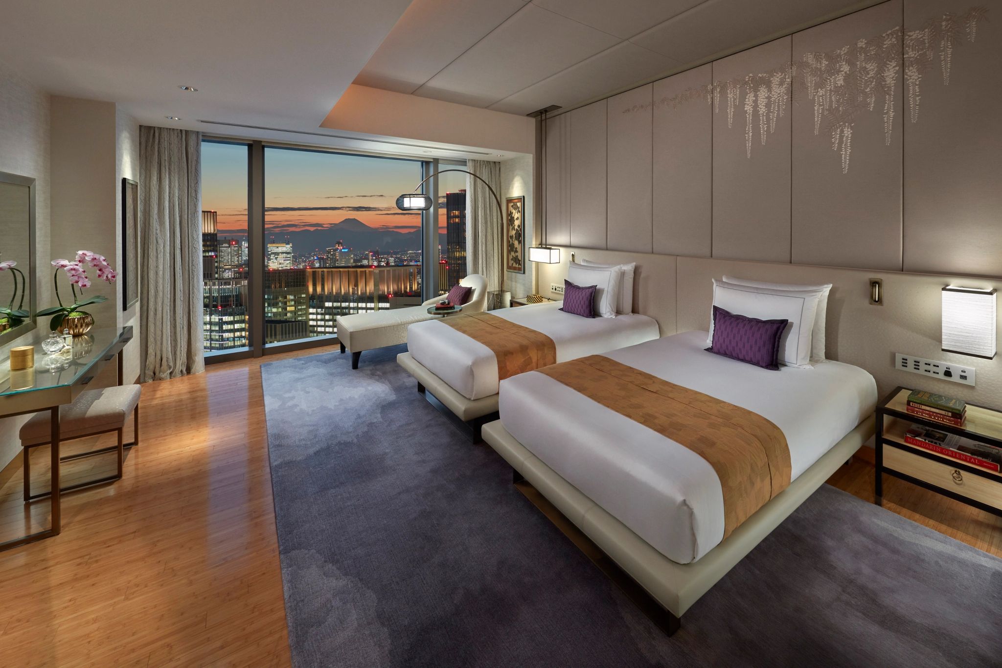 Mandarin Suite Twin quarto twin - quarto de hotel - quarto twin - quarto com vista