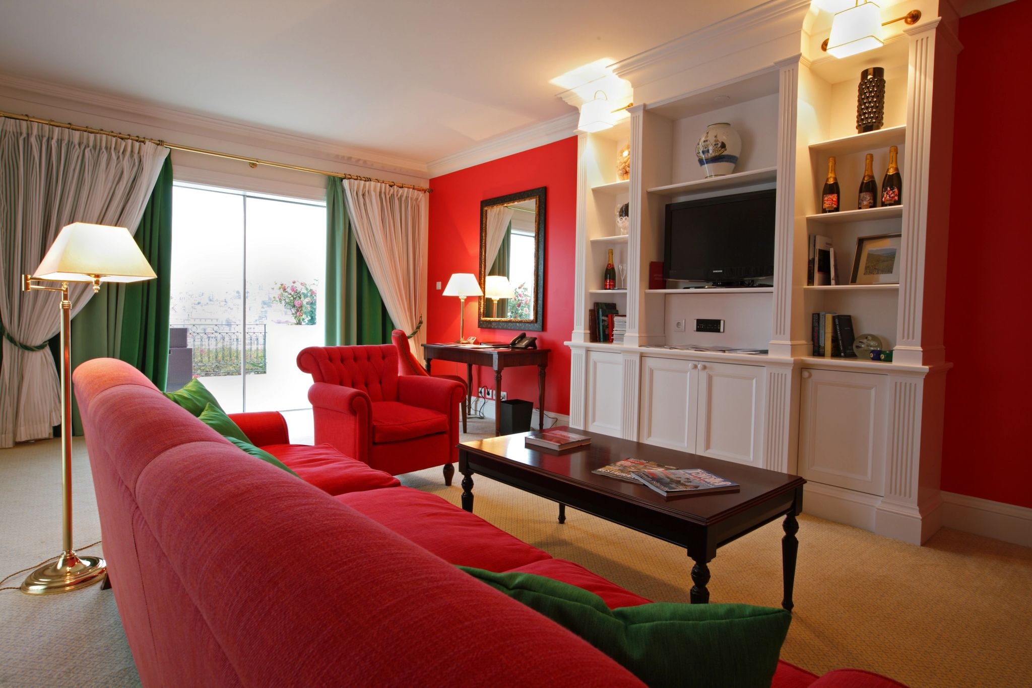 Master Suite Panoramic master suite - sala de estar - sala de tv - sala moderna