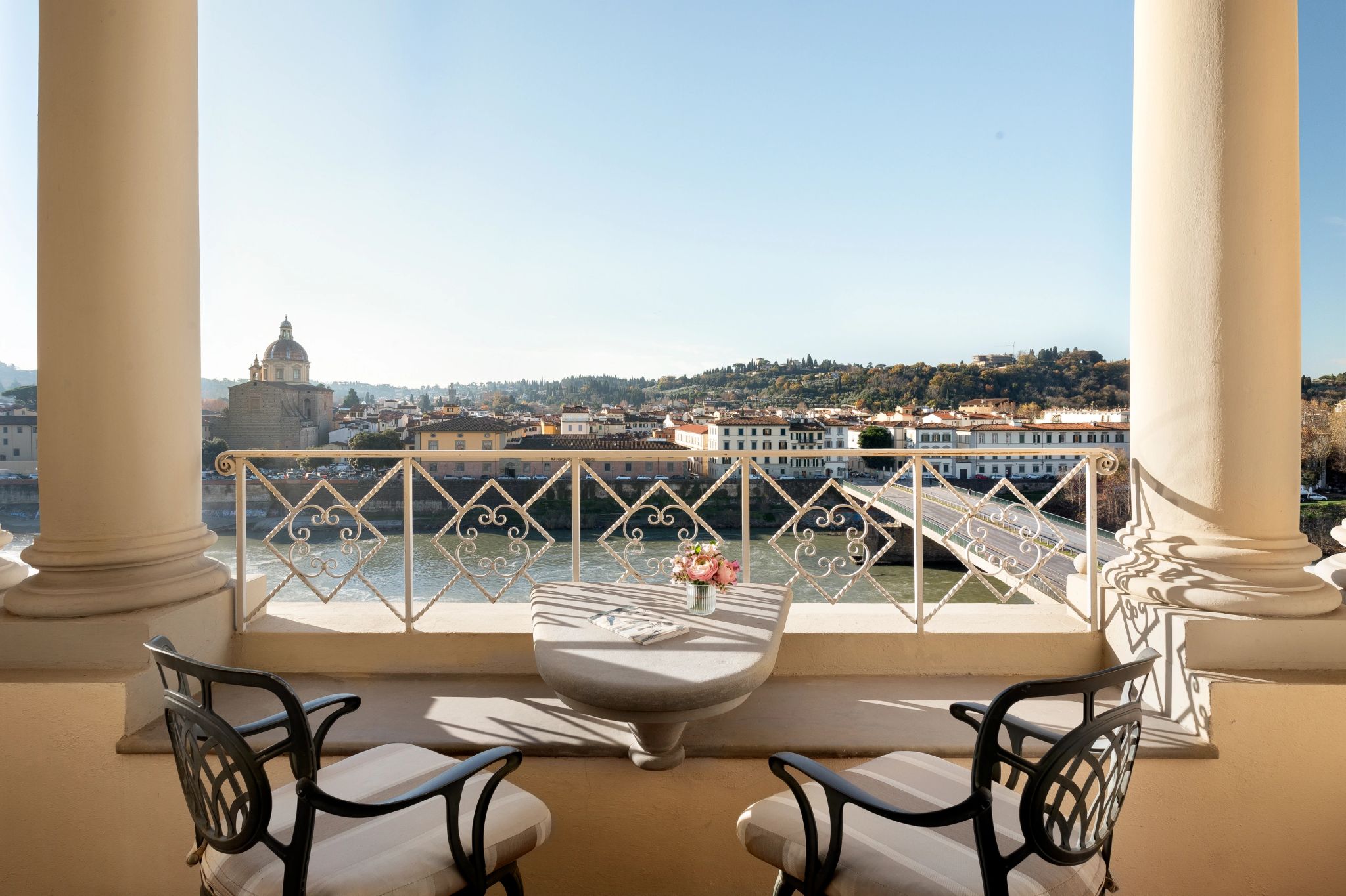 Royal Suite vista da royal suite do the st regis florence com varanda ao ar livre