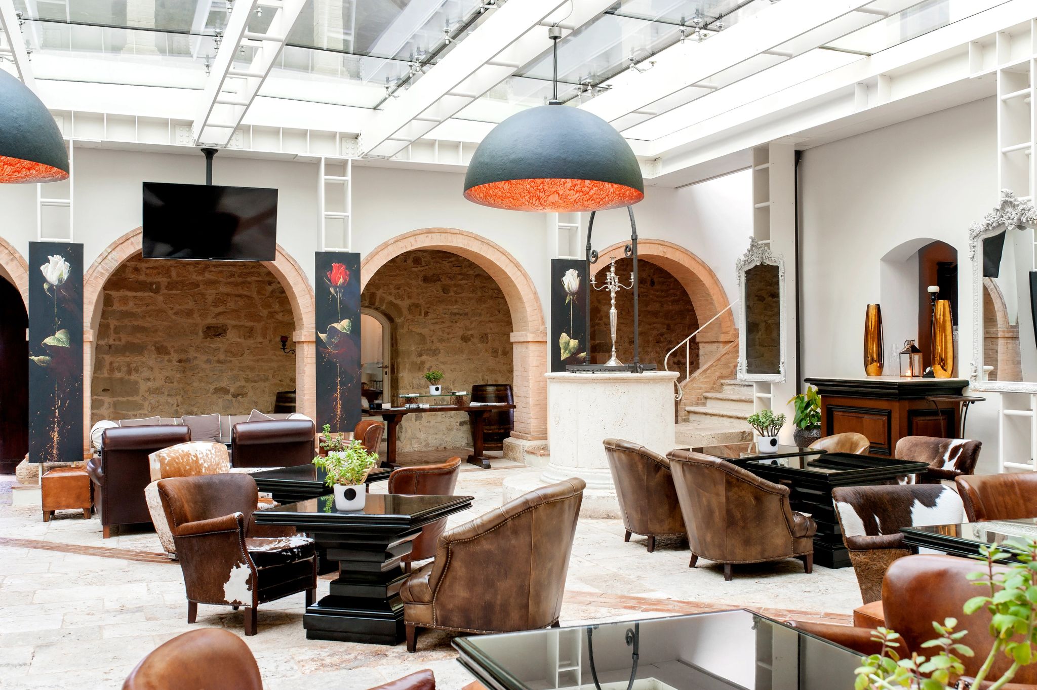 Lounge do resort lobby de hotel - lounge de luxo - decoraçao classica