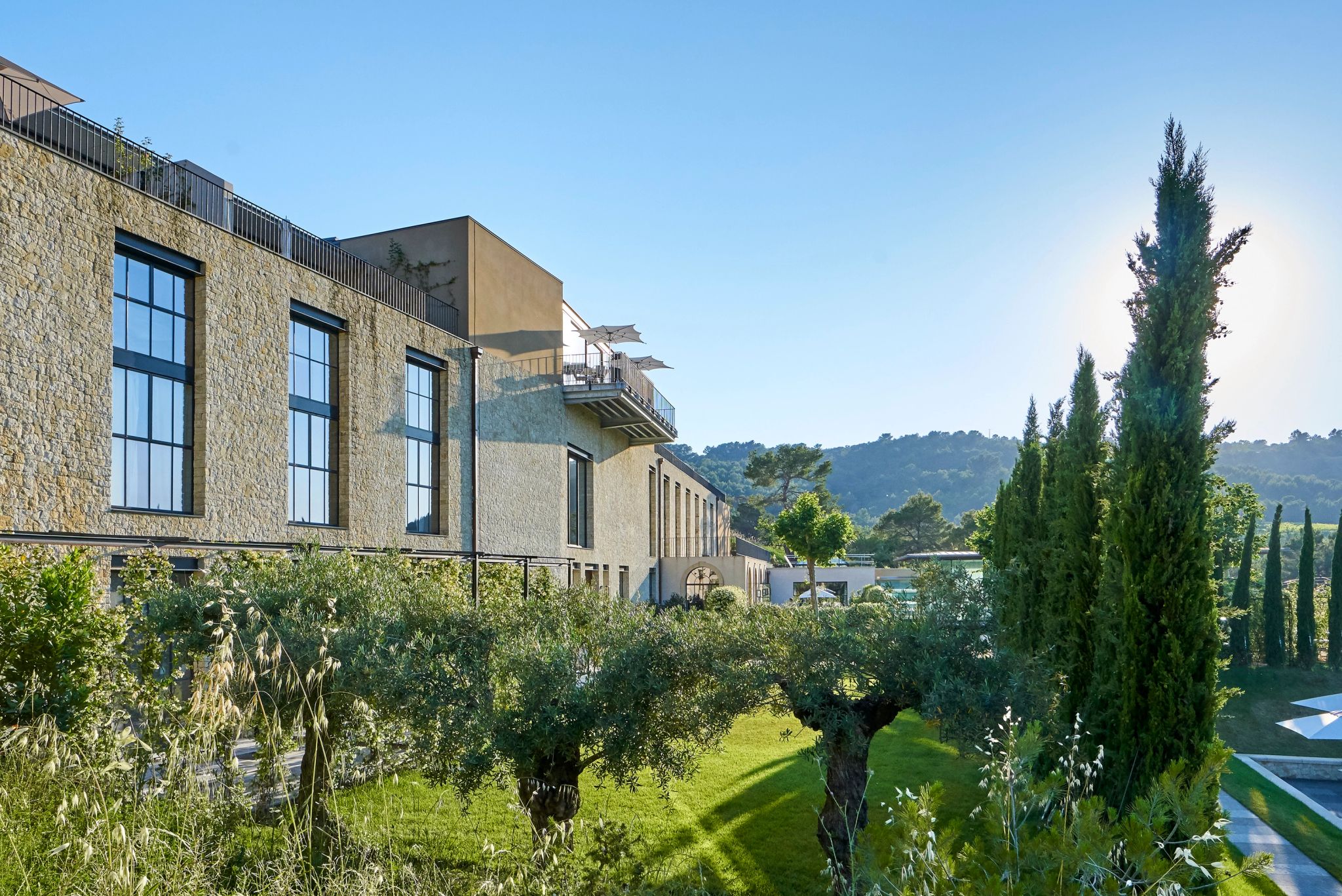 Propriedade Villa La Coste vista do hotel – hotel de luxo - natureza - hotel no campo - vinhedos