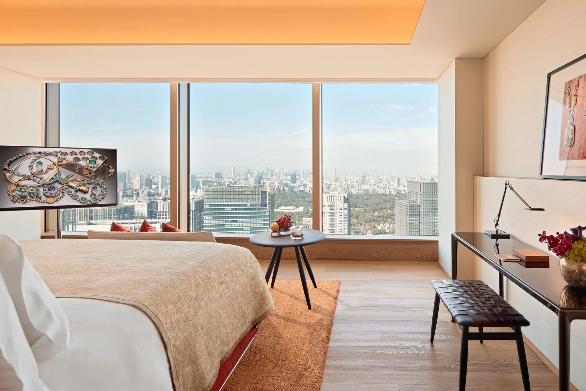 Premium King cama de casal luxo - vista exclusiva - quarto premium