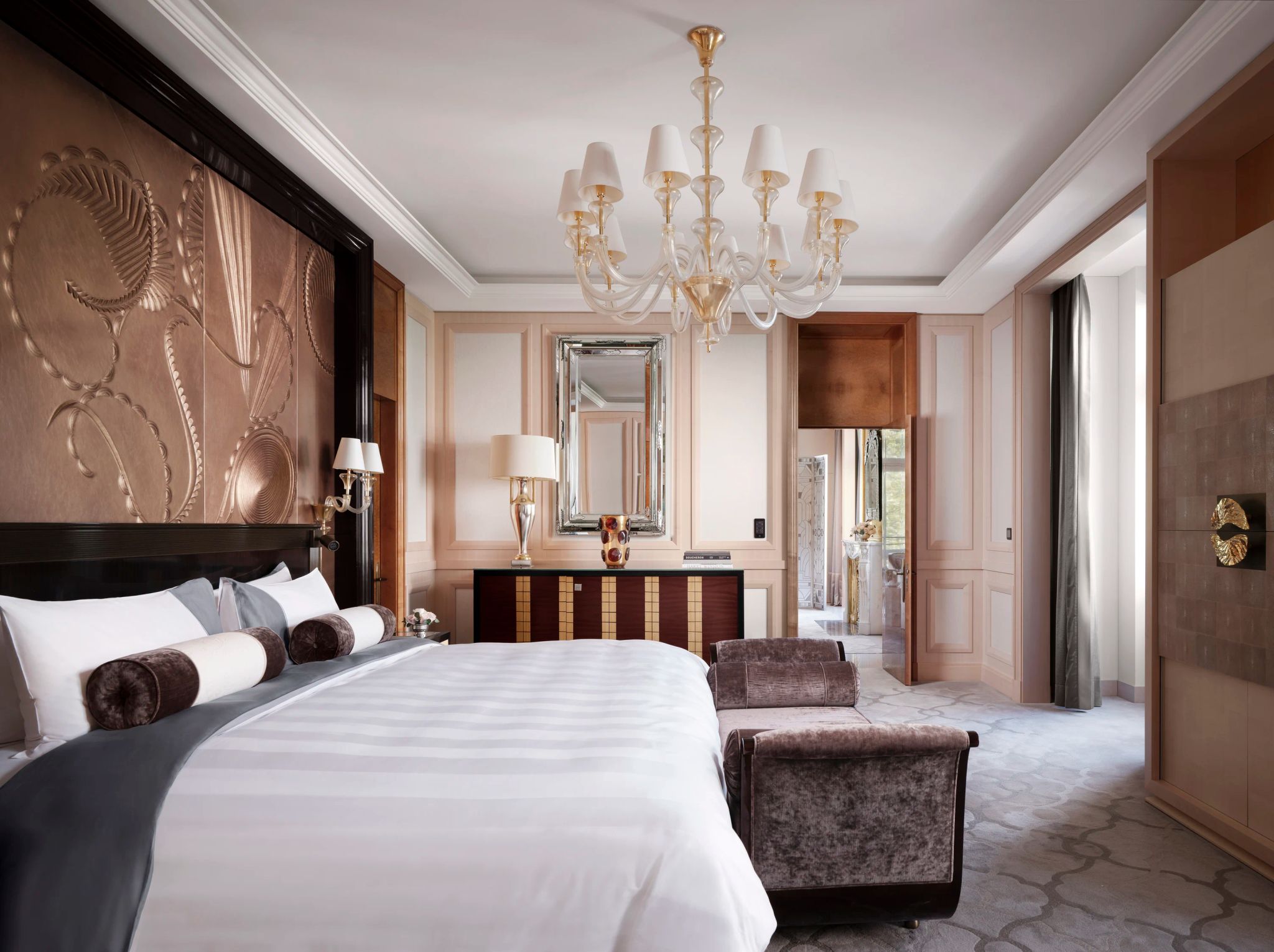 peninsula suite - suites the peninsula paris - suite ampla