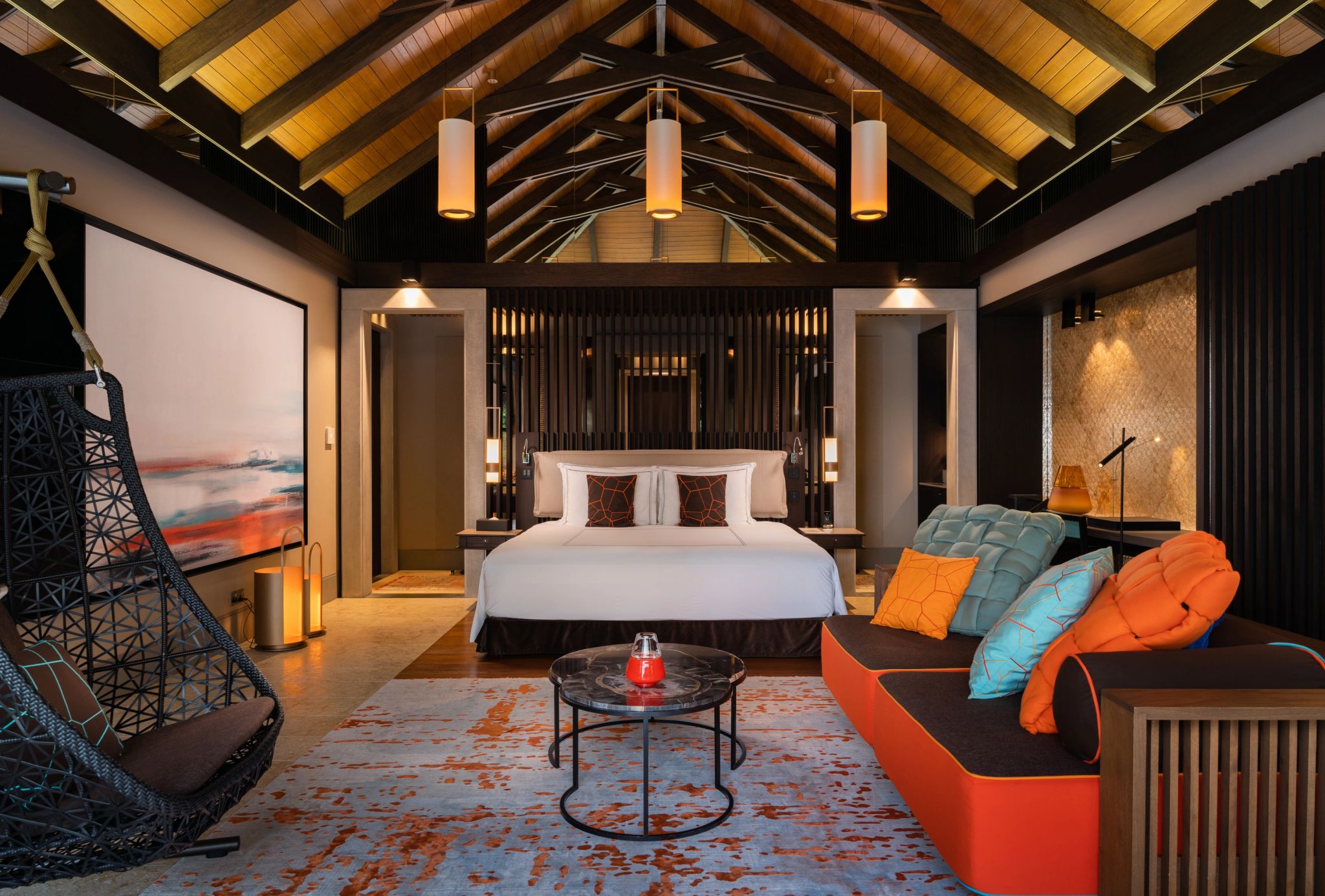 sala de estar suite – suite casal – sala hotel velaa private