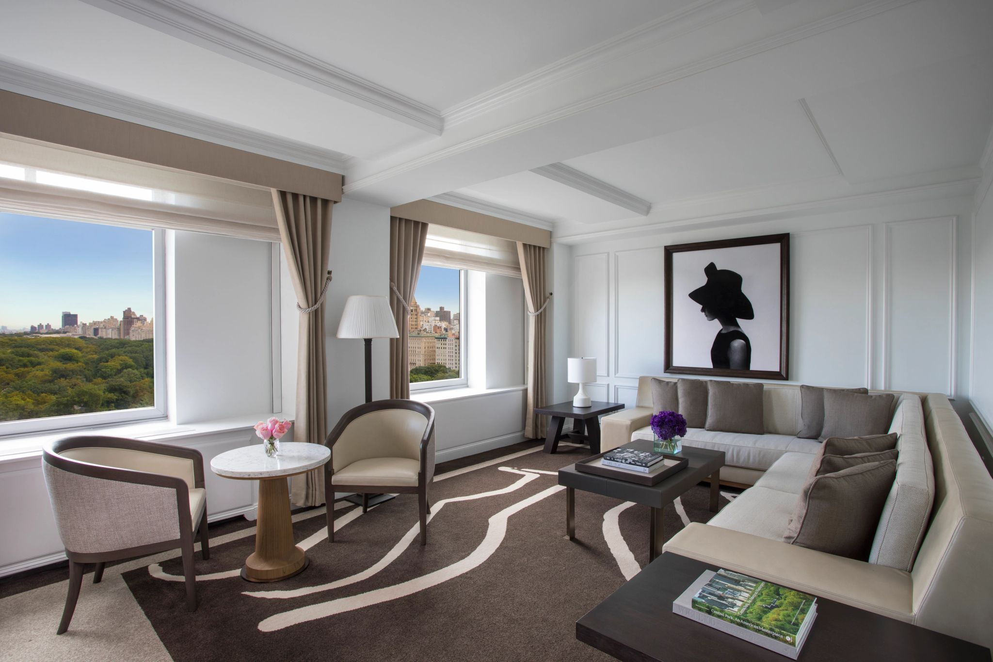 suite grande - vista central park - sala de estar
