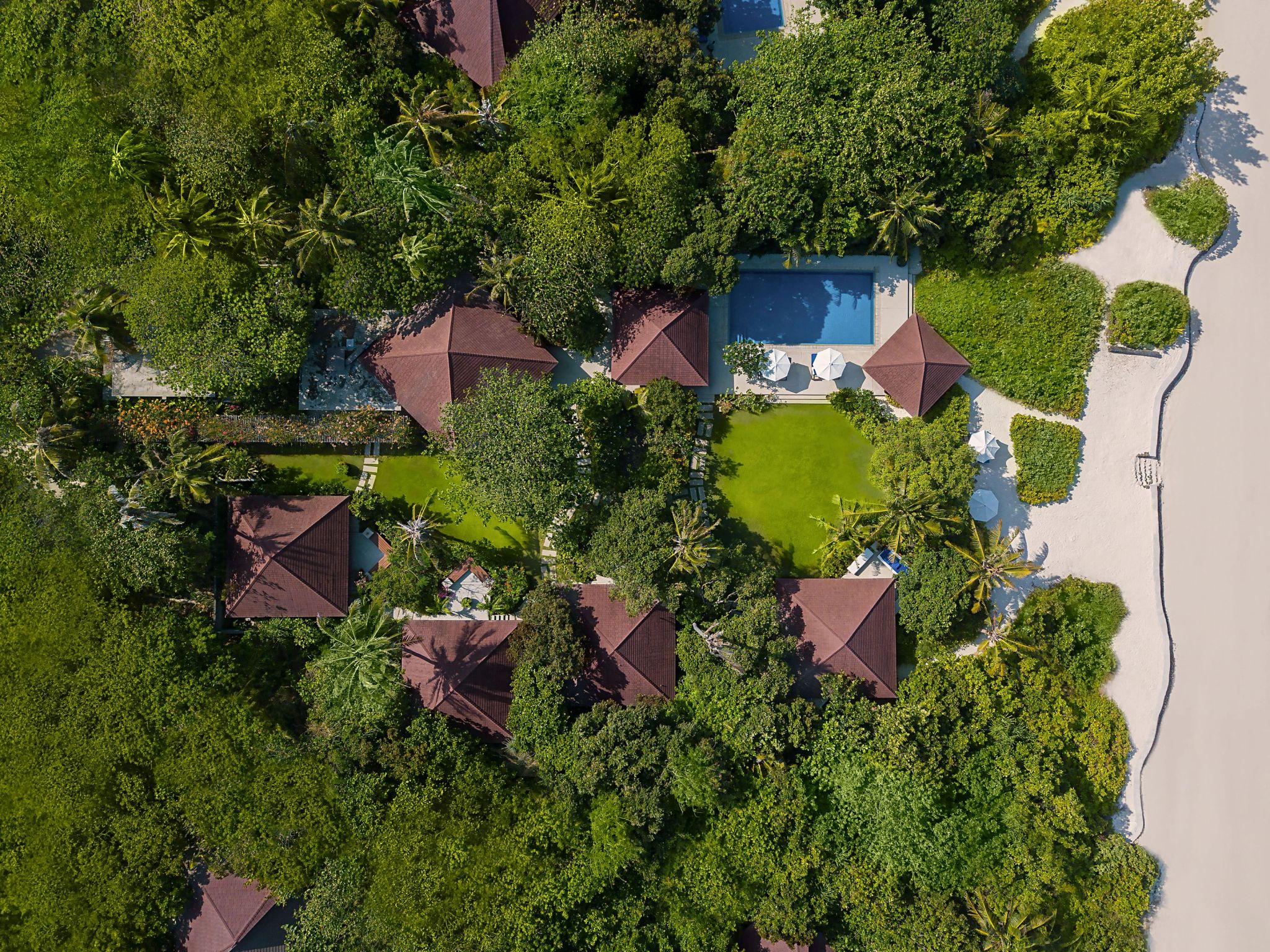 Four Bedroom Palawan Villa vista aerea - destino de natureza - vila privativa