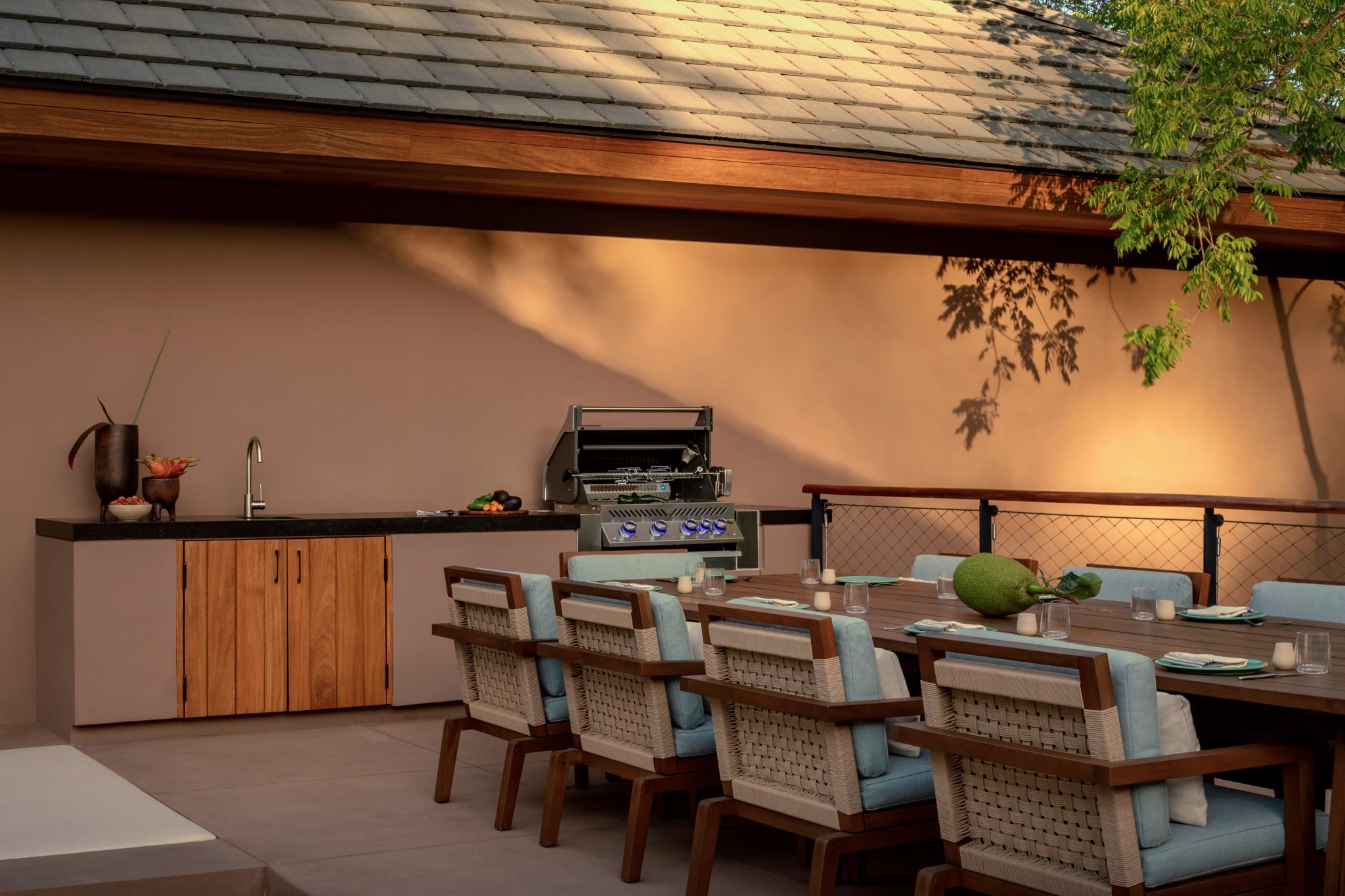 Private Home 02 - Four Bedrooms churrasqueira - churrasco gourmet - almoço ao ar livre - almoço privativo - terraço gourmet