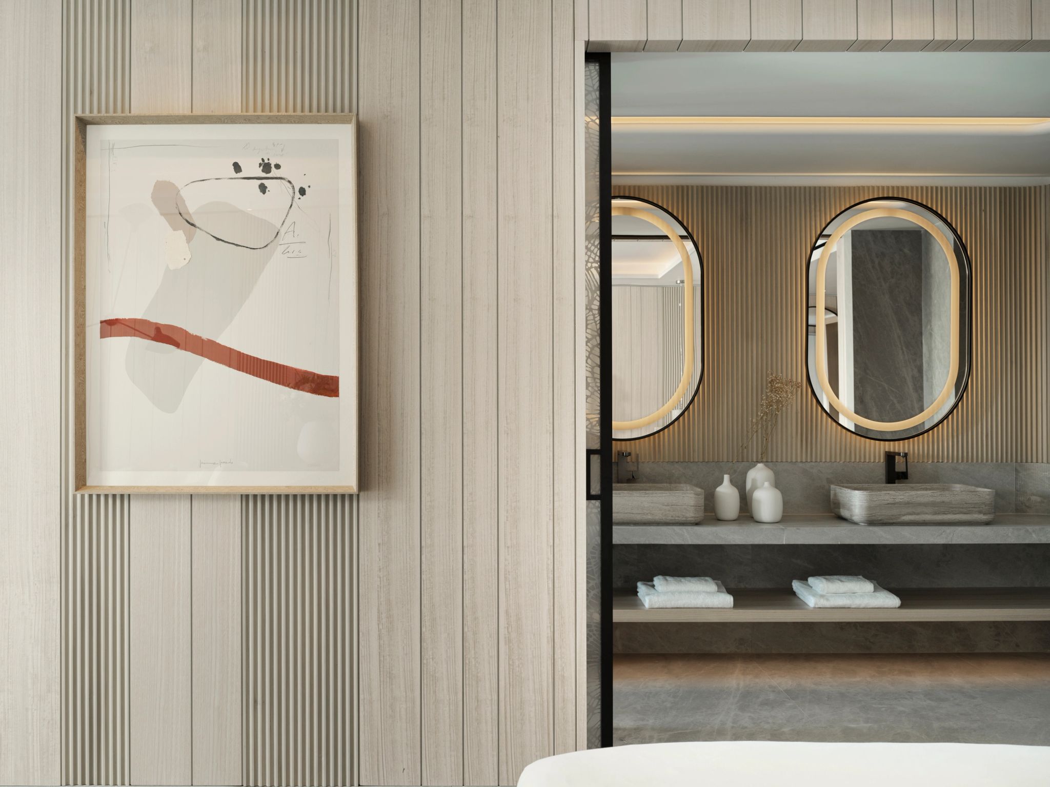 banheiro da suite de luxo - banheiro premium - decoracao personalizada