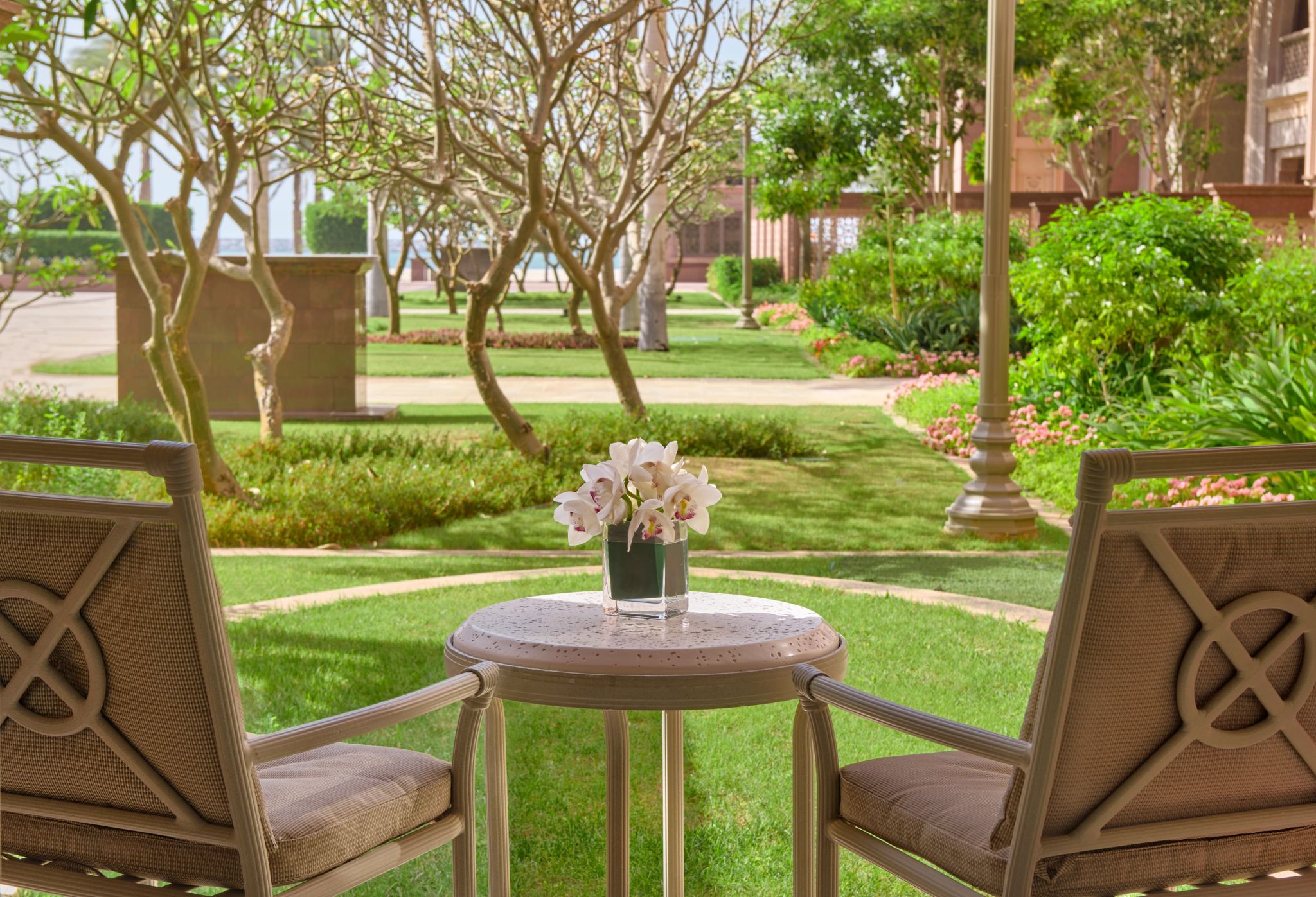 Deluxe Garden Terrace King quarto com terraço - terraço privativo - terraço mobiliado