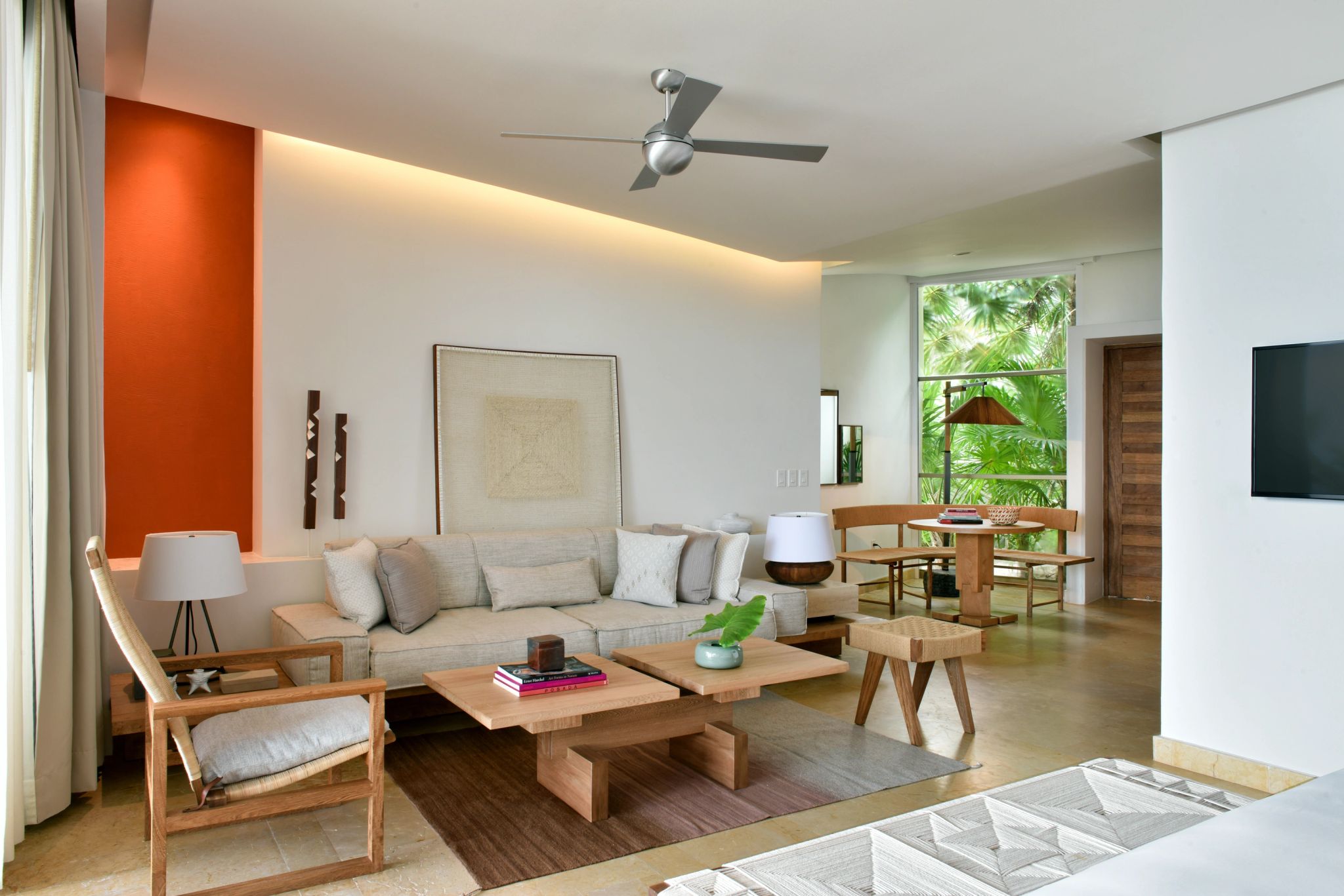 Lagoon Studio Suite King decoraçao moderna – sala de estar – suite de luxo