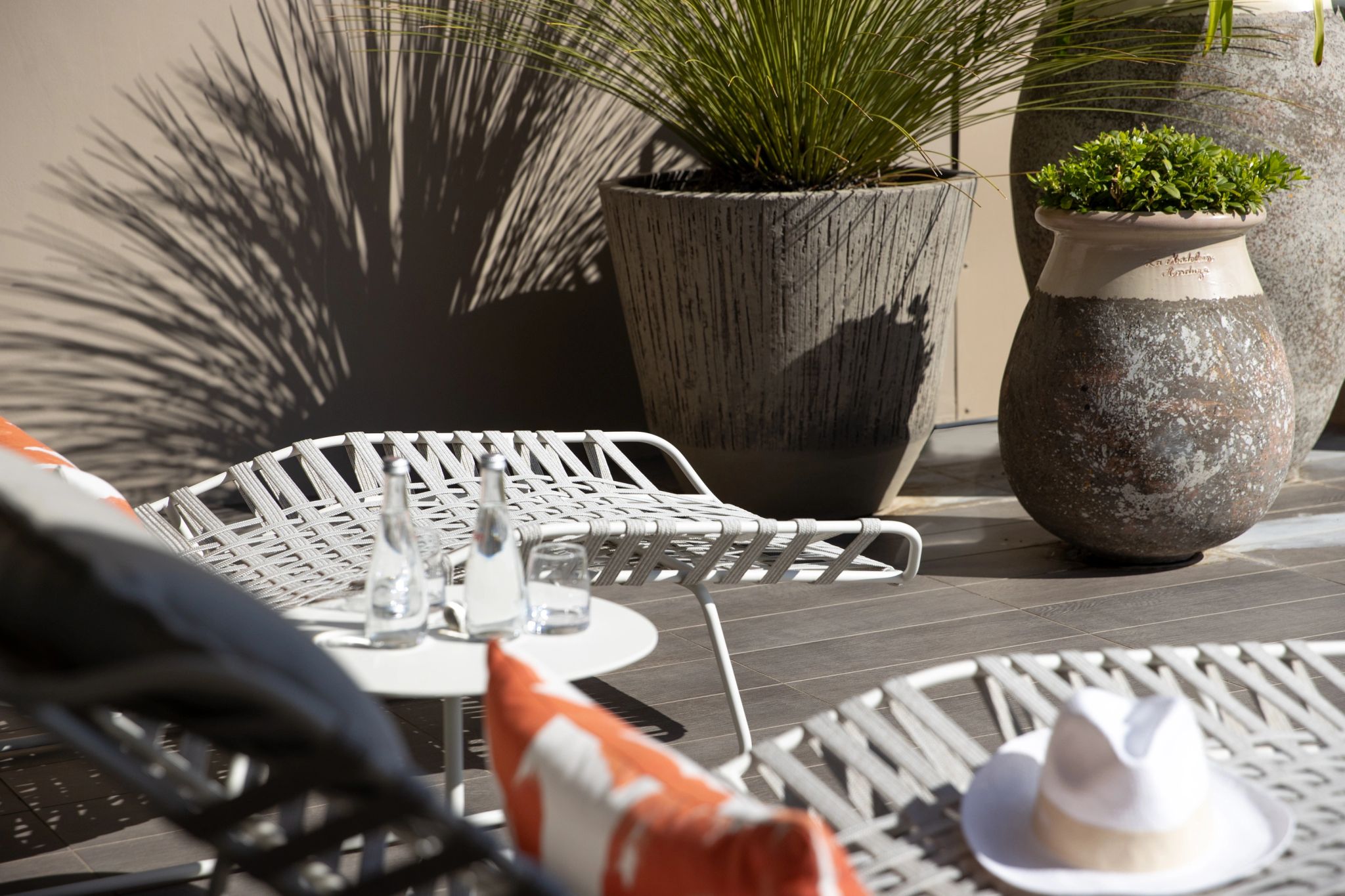 Junior Suite Partial Sea View area externa da suite - terraço privativo – moveis externos