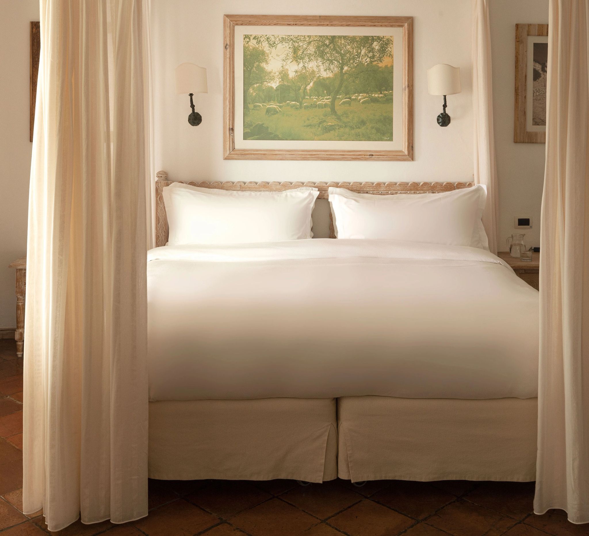 cama casal - decoraçao de luxo – suite do hotel