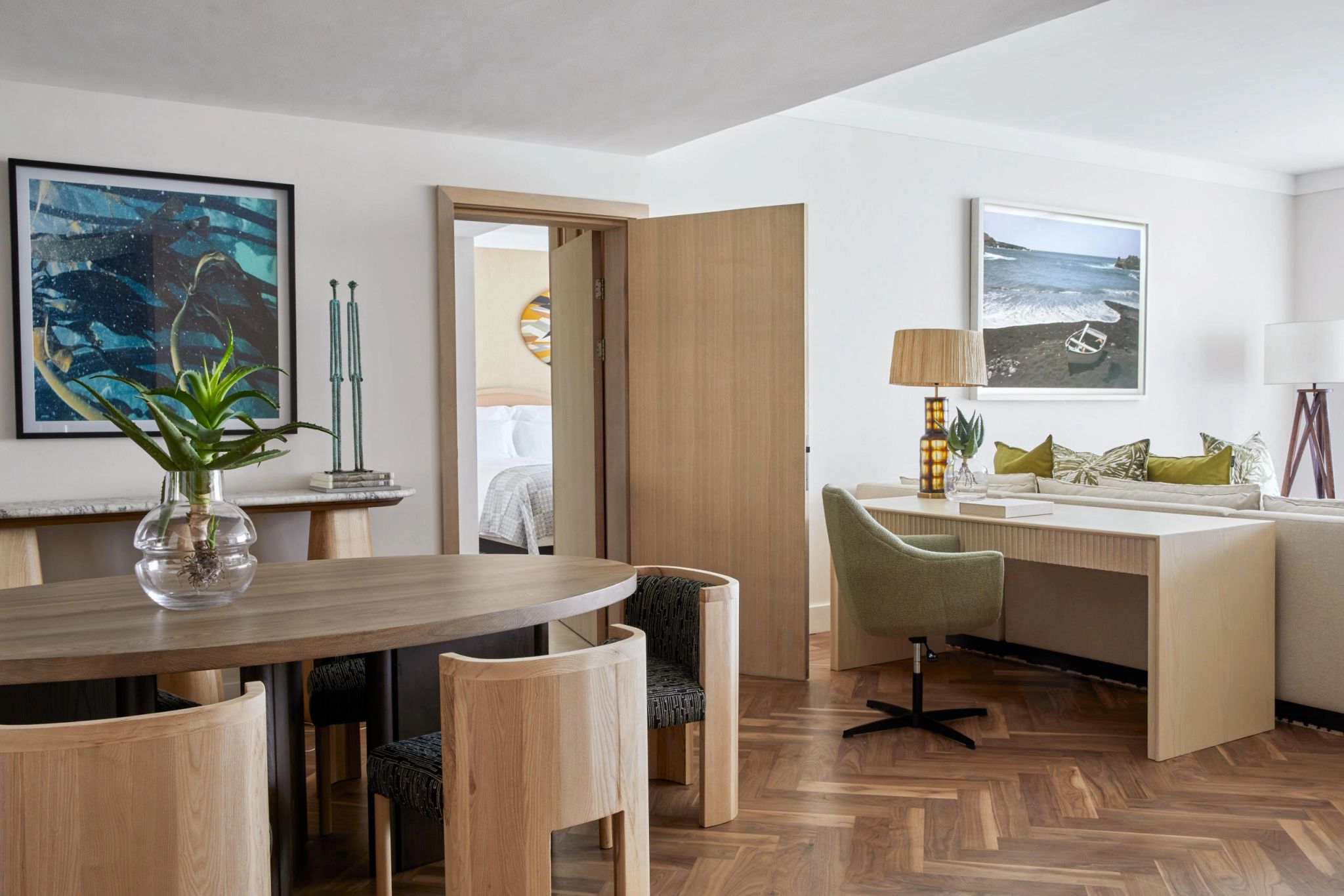 mesa de jantar - suite com sala de jantar - suite ampla - suite familiar