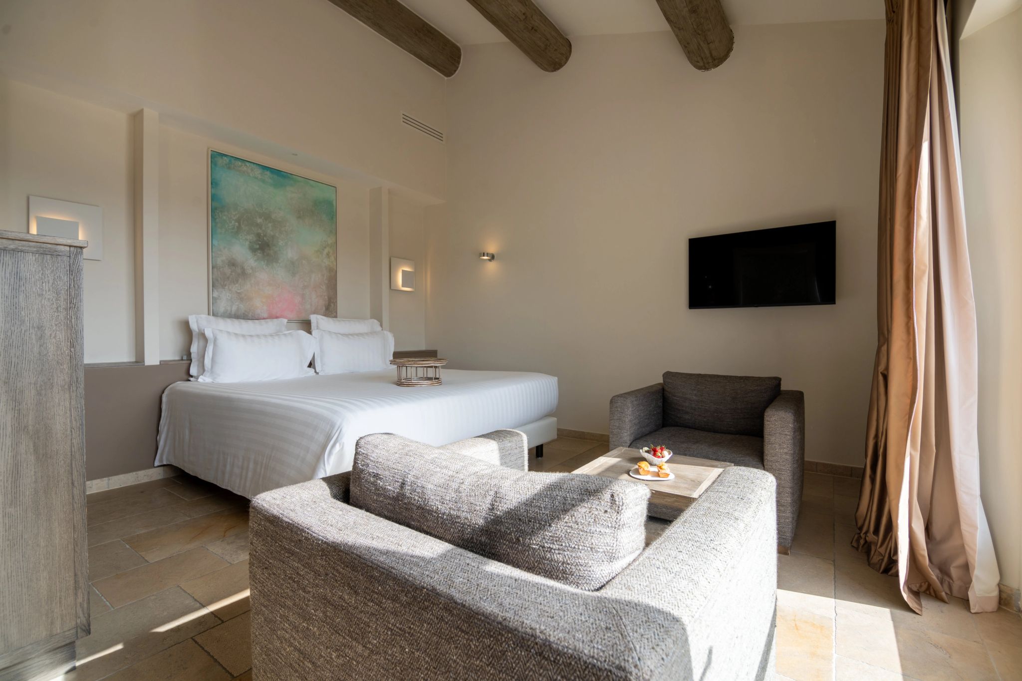 Junior Suite suite com sala – sala de estar – design de luxo - cama king - suite casal