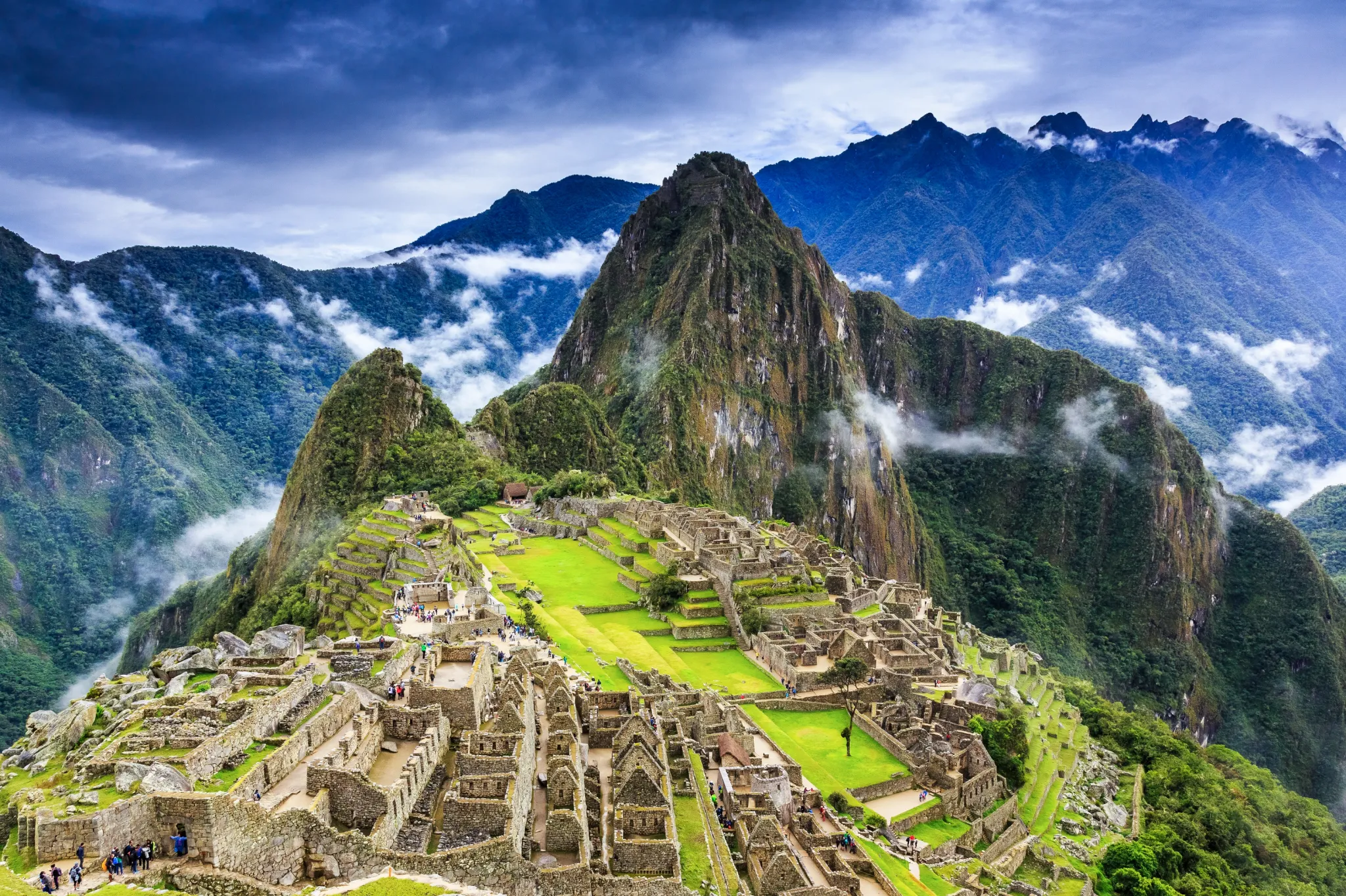vista aerea de machu picchu