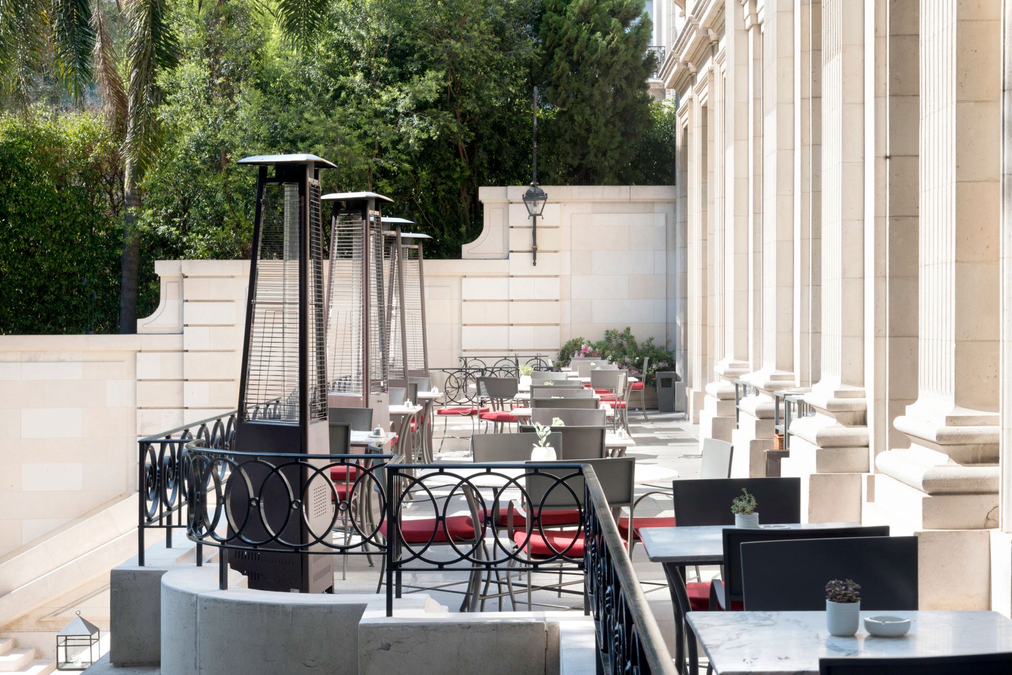 arquitetura do palacio - terraço gourmet