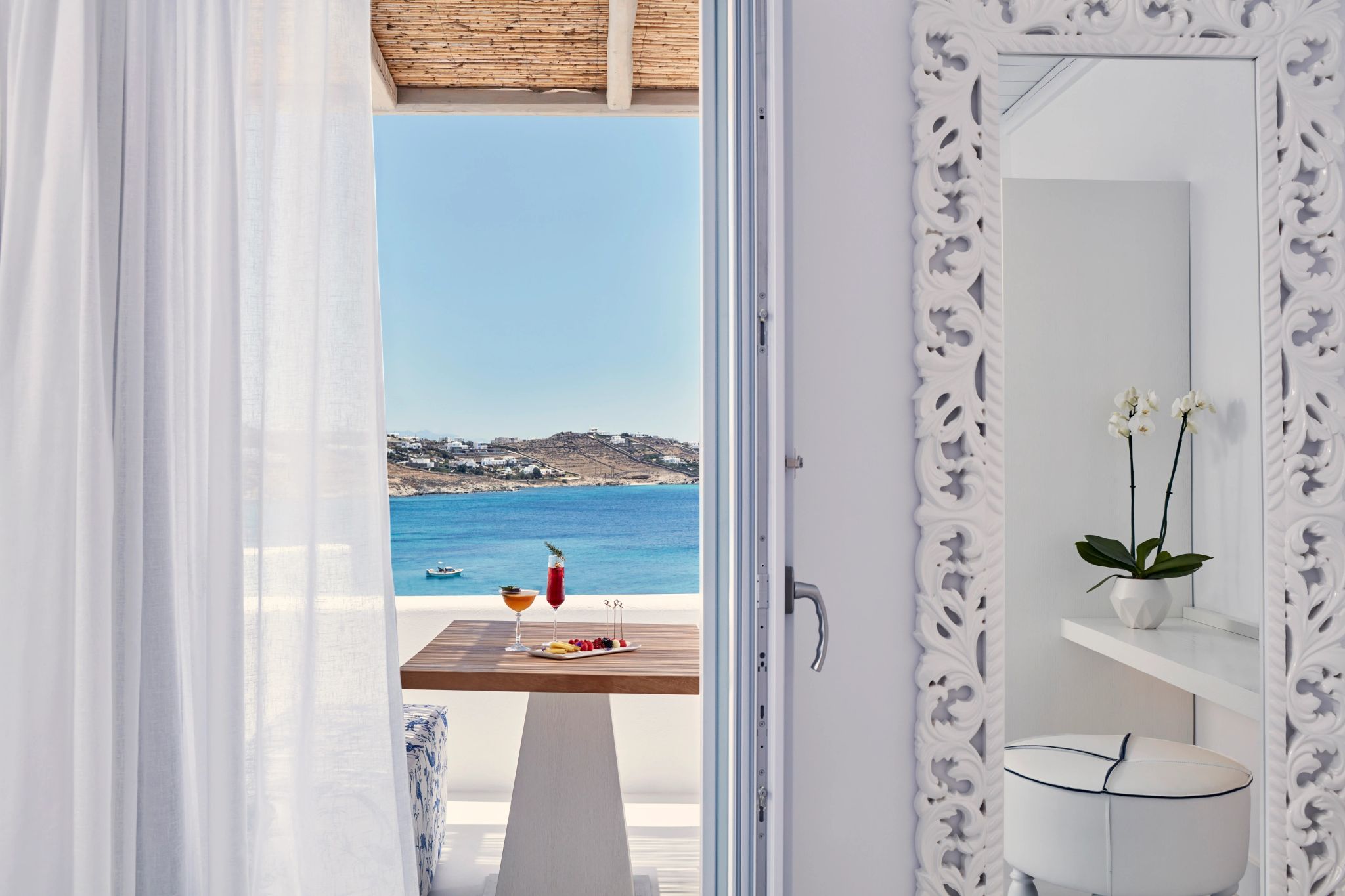 Junior Suite Open Air Jetted Tub Sea View suite vista mar - design moderno - junior suite