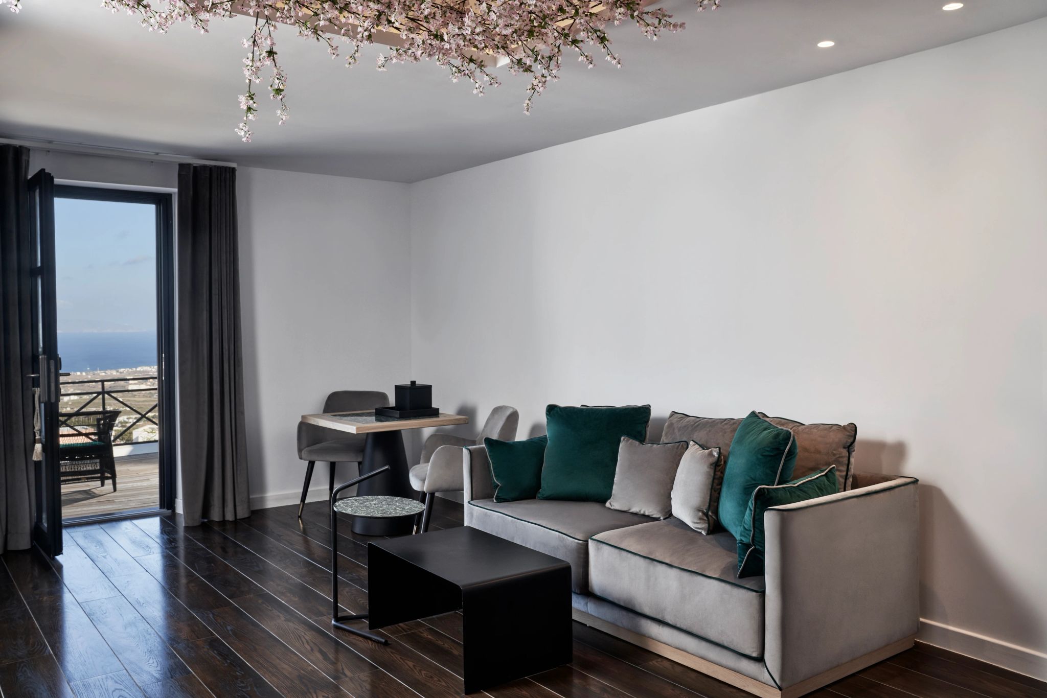 Junior Suite sala de estar - sala moderna - sala chique - suite com varanda