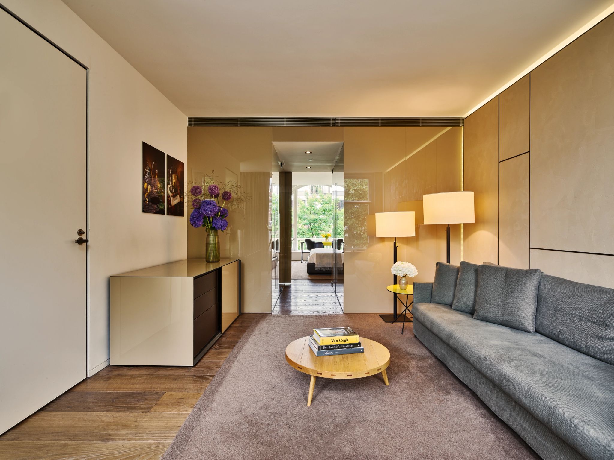 sala de estar - sala ampla - suite com sala - sala privativa - design de interiores