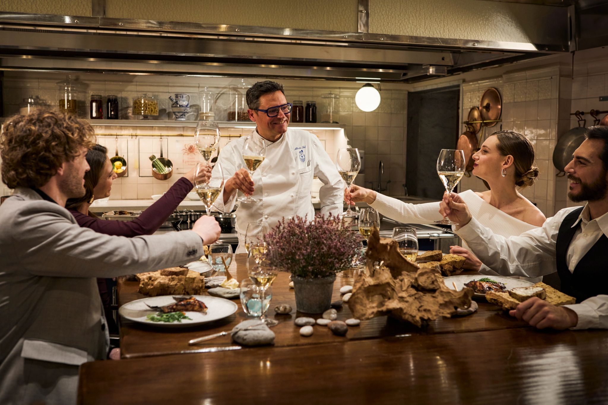 culinaria italiana de luxo - jantar privativo - restaurante com estrela